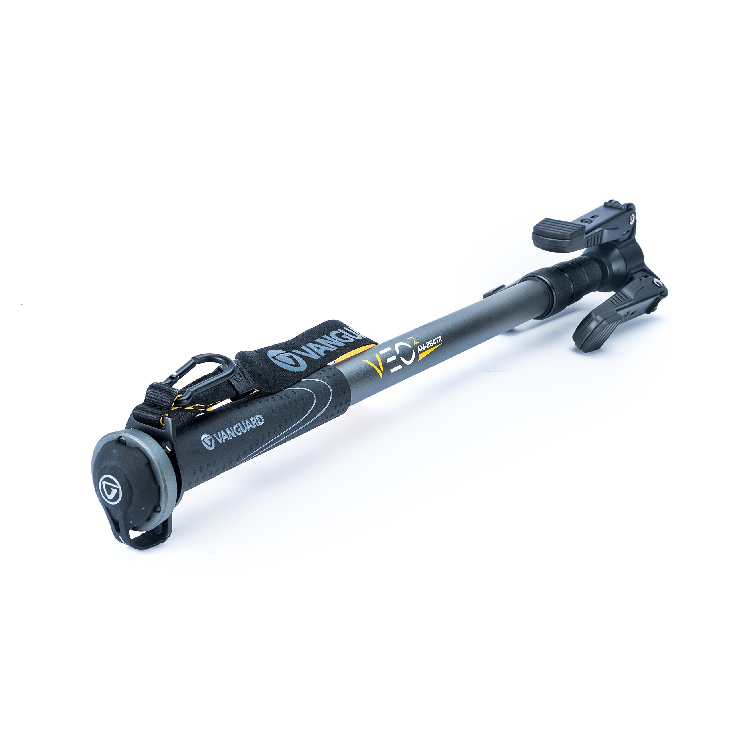 Vanguard VEO 2 AM-264TR Aluminum Monopod with Tri-Stand - Lightweight & Adjustable Camera Support for Travel, Sports & Wildlife Photography (Gray)