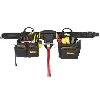 DEWALT DG5643 19-Pocket Framer's Apron - Heavy Duty Tool Belt for Carpenters & Construction Workers - Perfect for Job Sites & DIY Projects