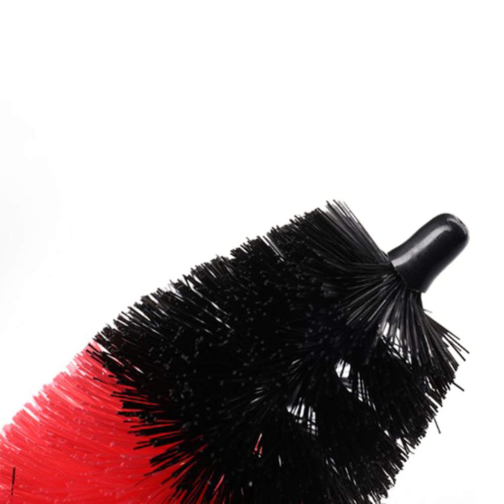 Wakauto Car Wheel Cleaning Brush - Long Handle Multipurpose Rim & Tire Detail Brush for Deep Cleaning - Perfect for Car Detailing, Auto Shops & DIY Enthusiasts