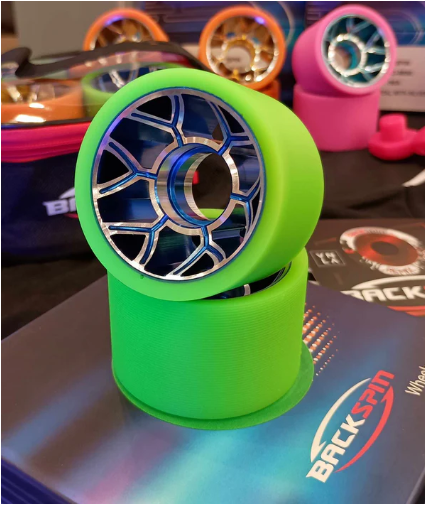 VNLA Backspin ASTRO Wheels 96A 98A - Premium Indoor Roller Skating Wheels for Artistic Skating, Dance & Rink Performance