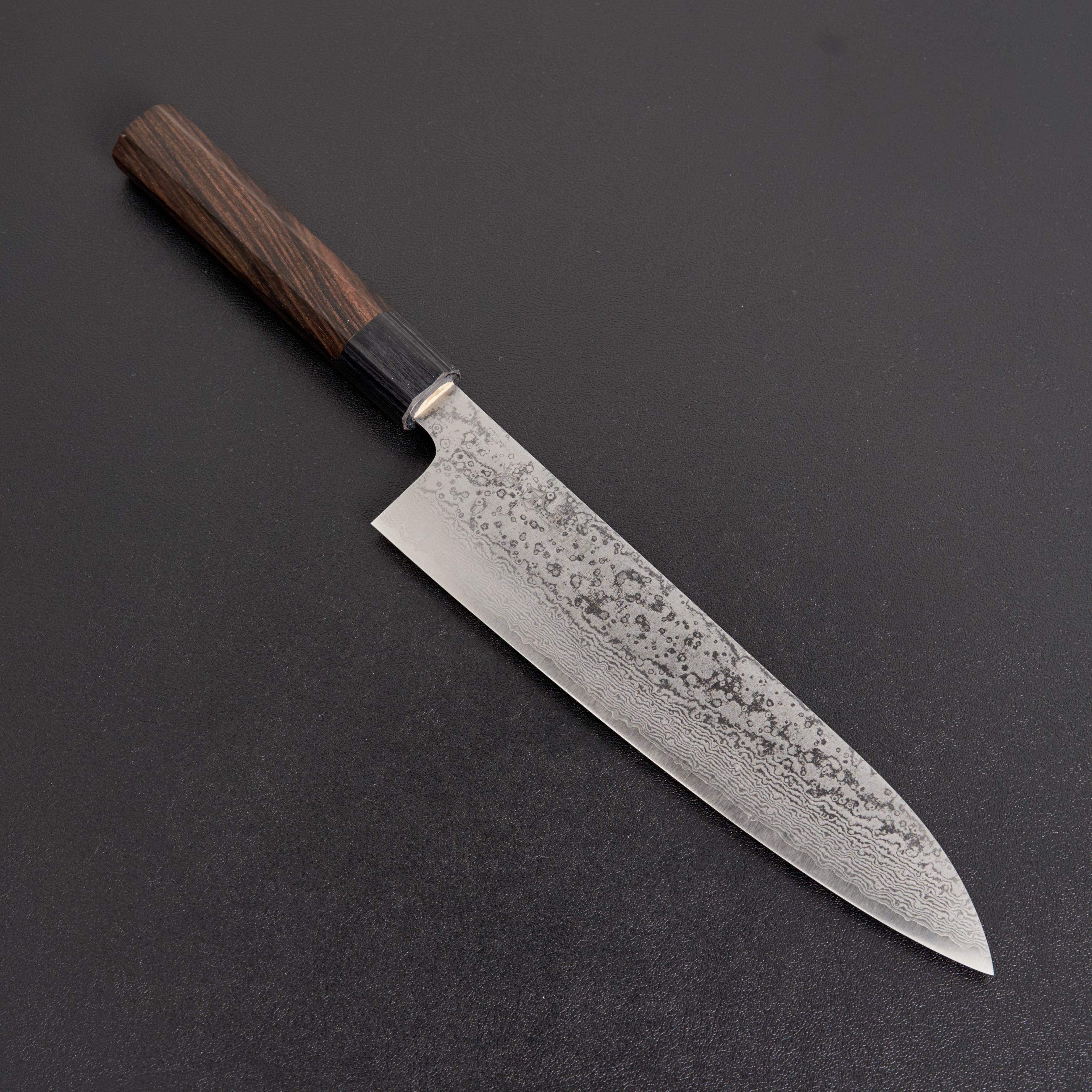 Premium Makoto Kurosaki VG-10 Damascus Steel Gyuto Chef Knife 210mm - Japanese Kitchen Knife for Professional Chefs & Home Cooking, Perfect for Slicing, Dicing & Meat Cutting
