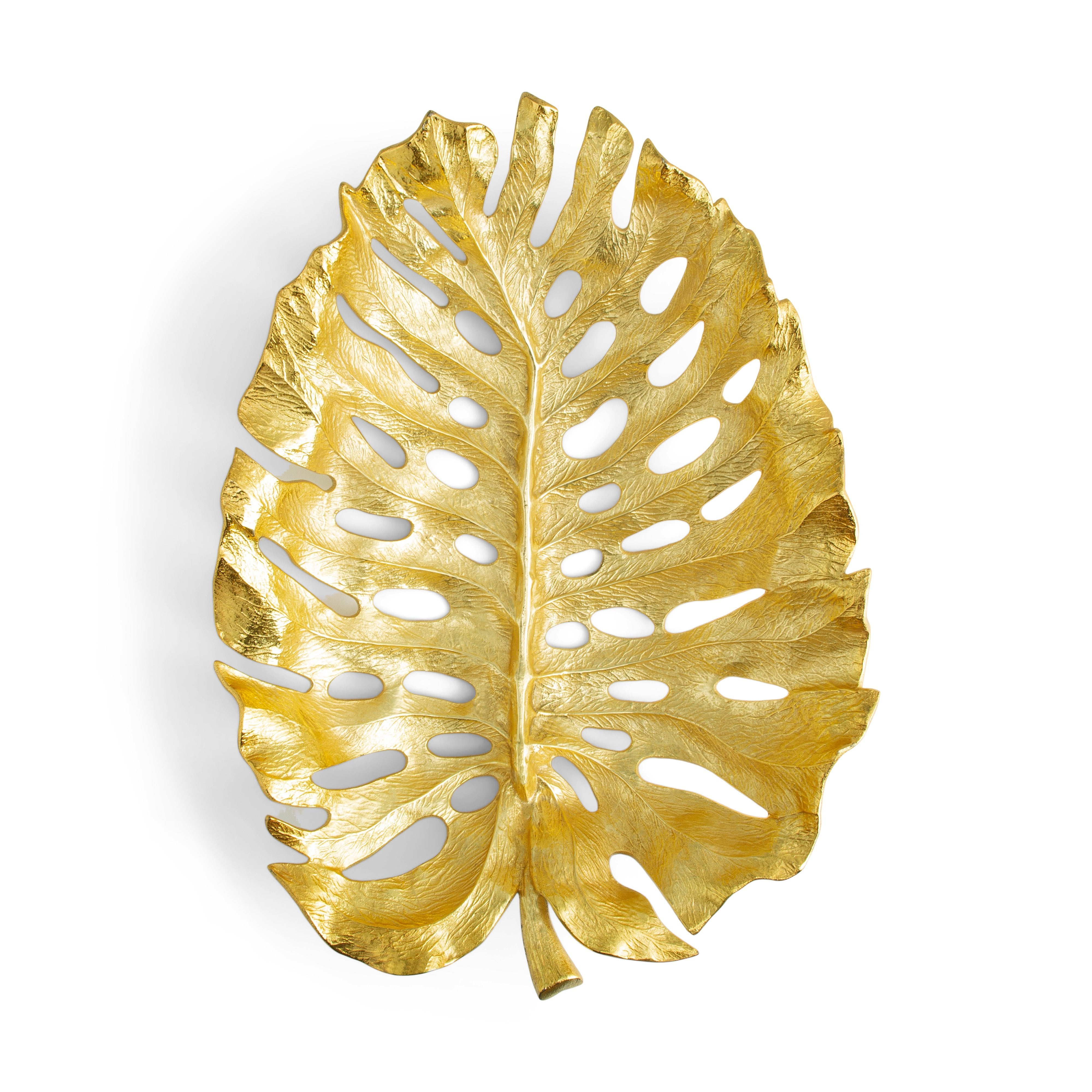 New Leaves Monstera Artificial Plant Centerpiece for Home Decor - Perfect for Dining Table, Wedding, and Office Decoration