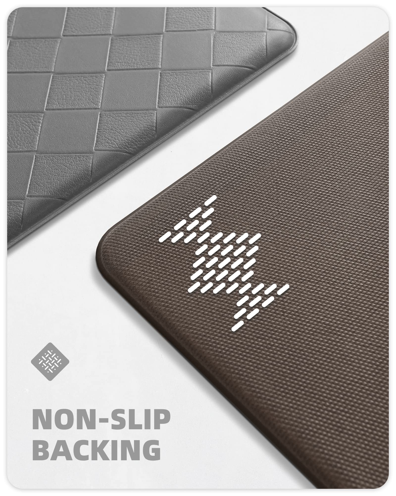 Anti-Fatigue Non-Slip Kitchen Floor Mat - Cushioned Foam Standing Comfort, 17
