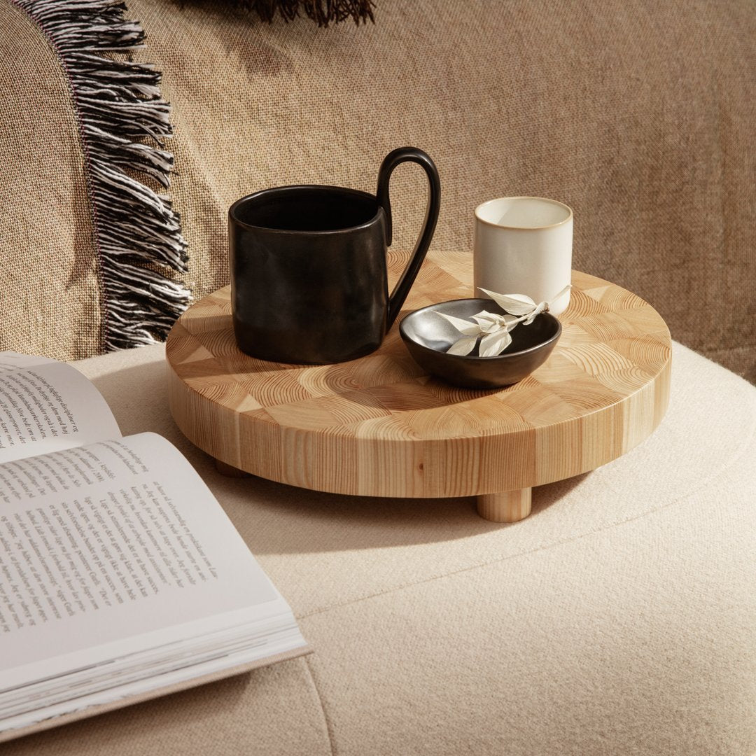 Ferm Living Flow Mug - Ceramic Coffee Cup with Handle, Minimalist Scandinavian Design for Home & Office Use - Perfect for Tea, Coffee, and Hot Beverages