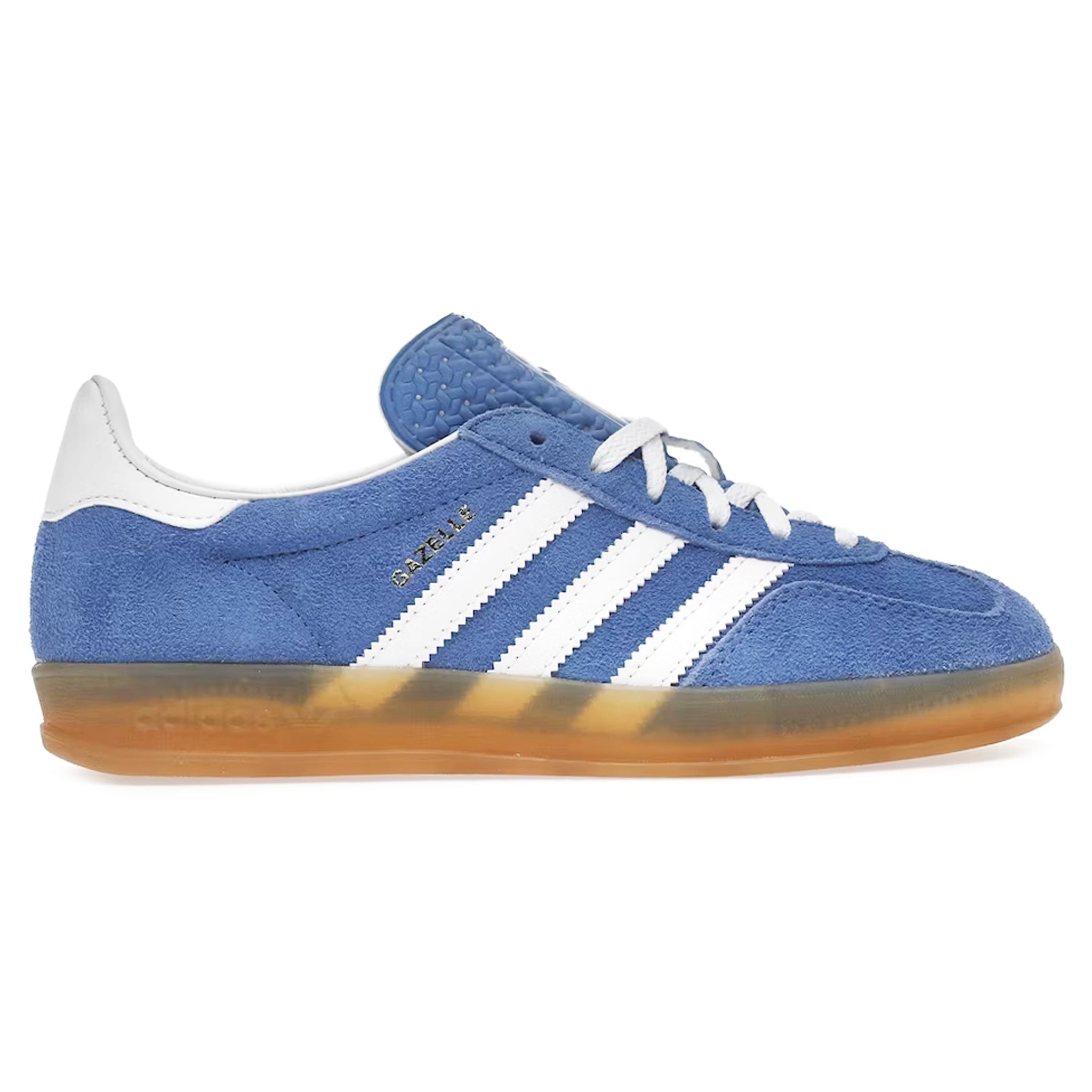 Adidas Gazelle Women's Indoor Sneakers - Blue Fusion Gum Sole | Comfortable & Stylish for Casual Wear, Gym, and Running