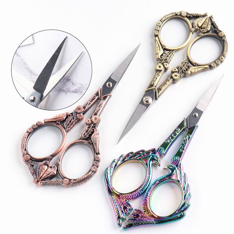 Premium Stainless Steel Bird Scissors - Sharp & Durable for Grooming, Trimming & Crafting - Perfect for Pet Birds, DIY Projects & Home Use