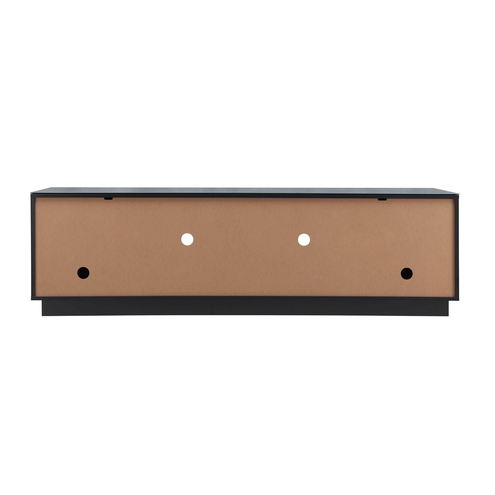 TAURIS™ TITAN 2100 Modern TV Stand with Storage - Black Entertainment Center for Living Room, Bedroom & Home Theater Setup