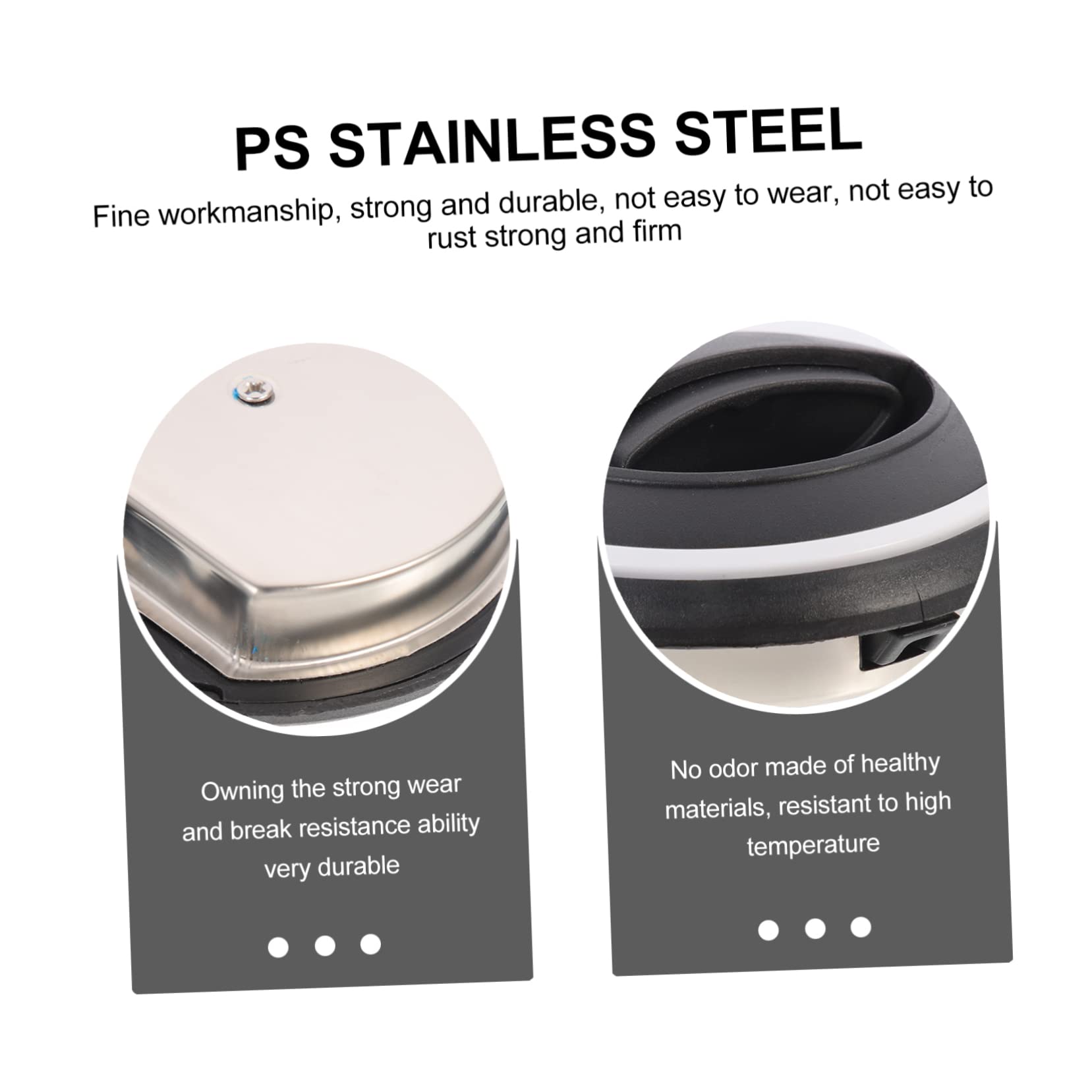 2pcs Stainless Steel Kettle Lid Cover - Replacement Parts for Electric & Stovetop Teakettles, Teapots - Heat-Resistant & Durable Water Kettle Accessories - Perfect for Home, Office & Kitchen Use
