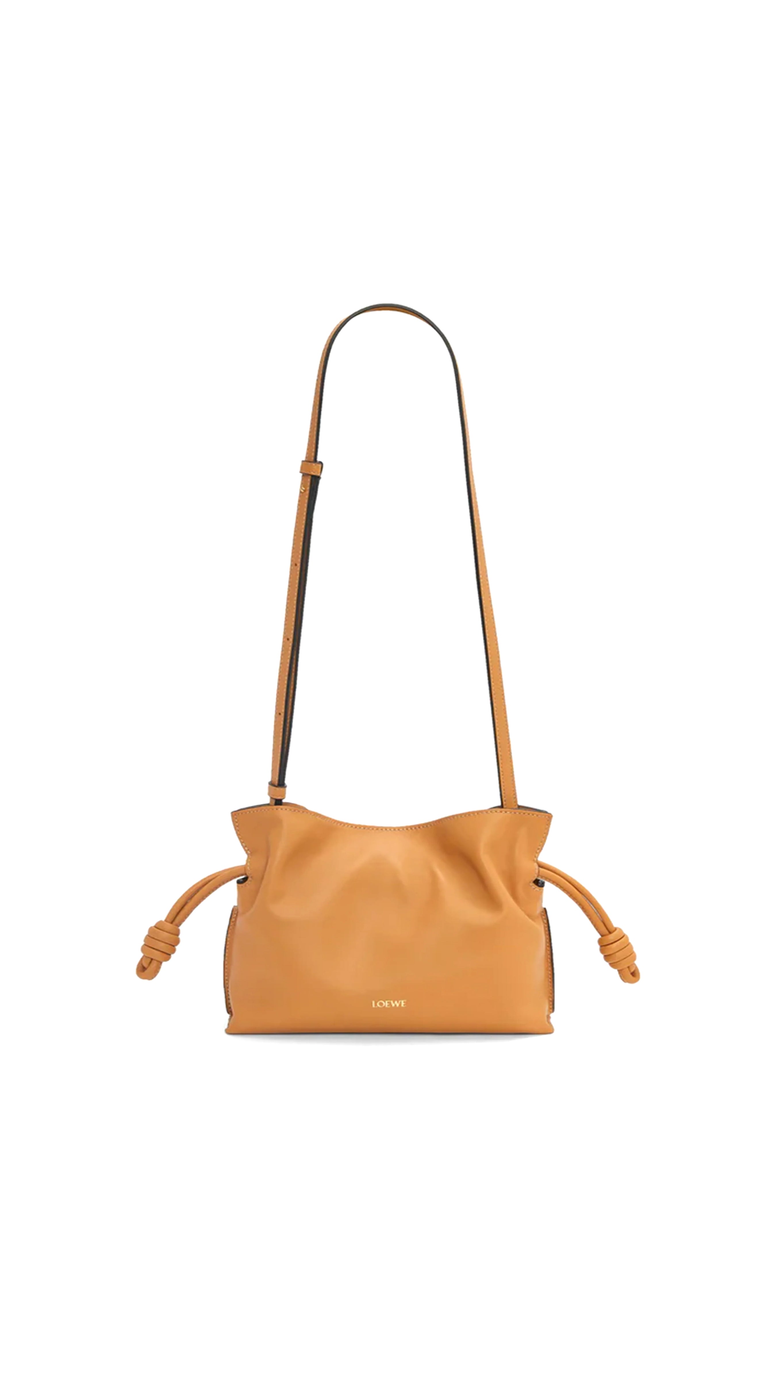 Mini Flamenco Clutch in Nappa Calfskin - Warm Desert Color | Elegant Women's Small Handbag for Evening Parties, Weddings & Date Nights