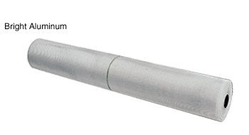 CRL Bright Aluminum 60-Inch Screen Wire - 100-Foot Roll by CR Laurence | Durable Window Screening for Home, Patio & Commercial Use