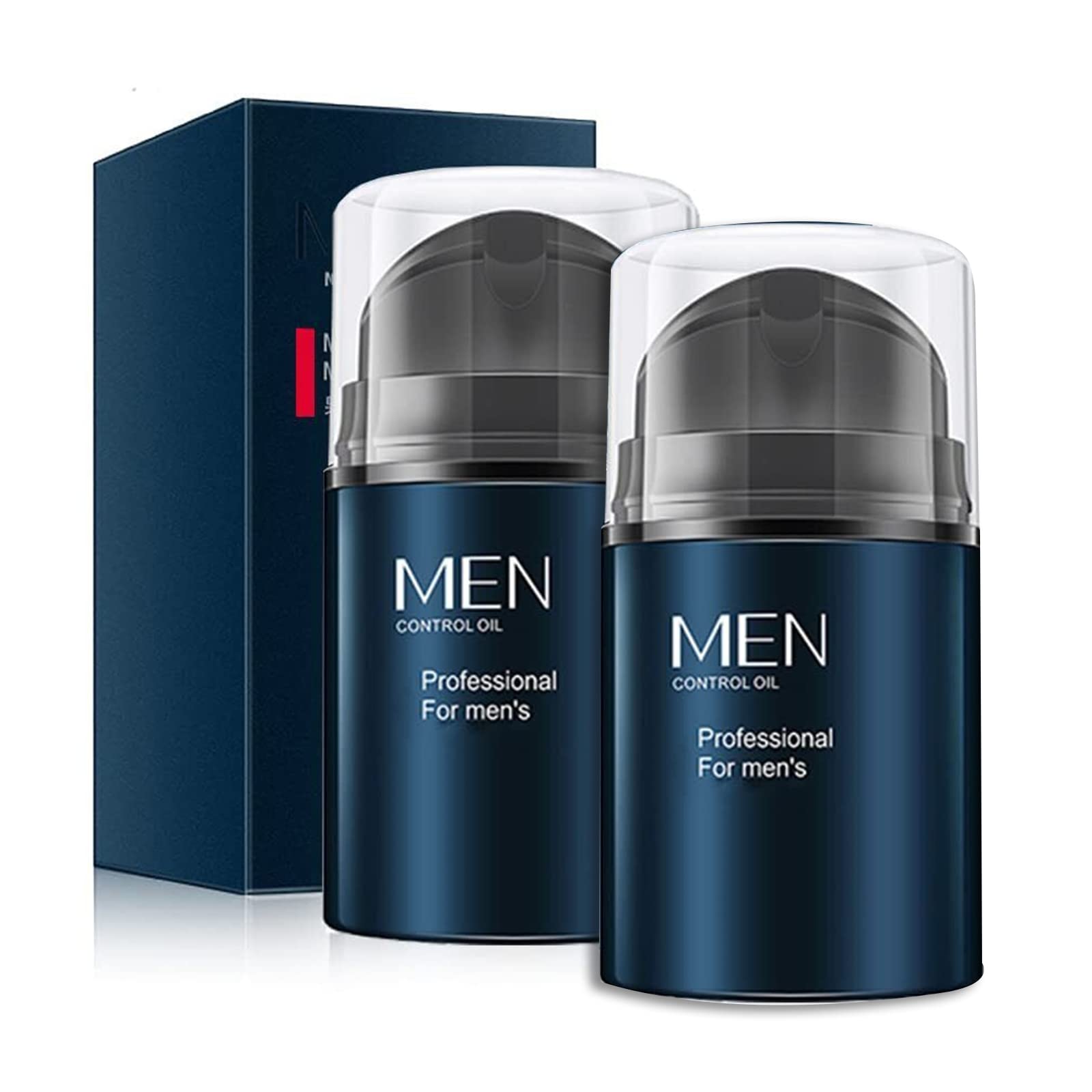 Anti-Aging Men's All-in-One Face Cream with Collagen - Hydrating & Refreshing Moisturizer for All Skin Types, 50g - Perfect for Daily Skincare Routine & Travel