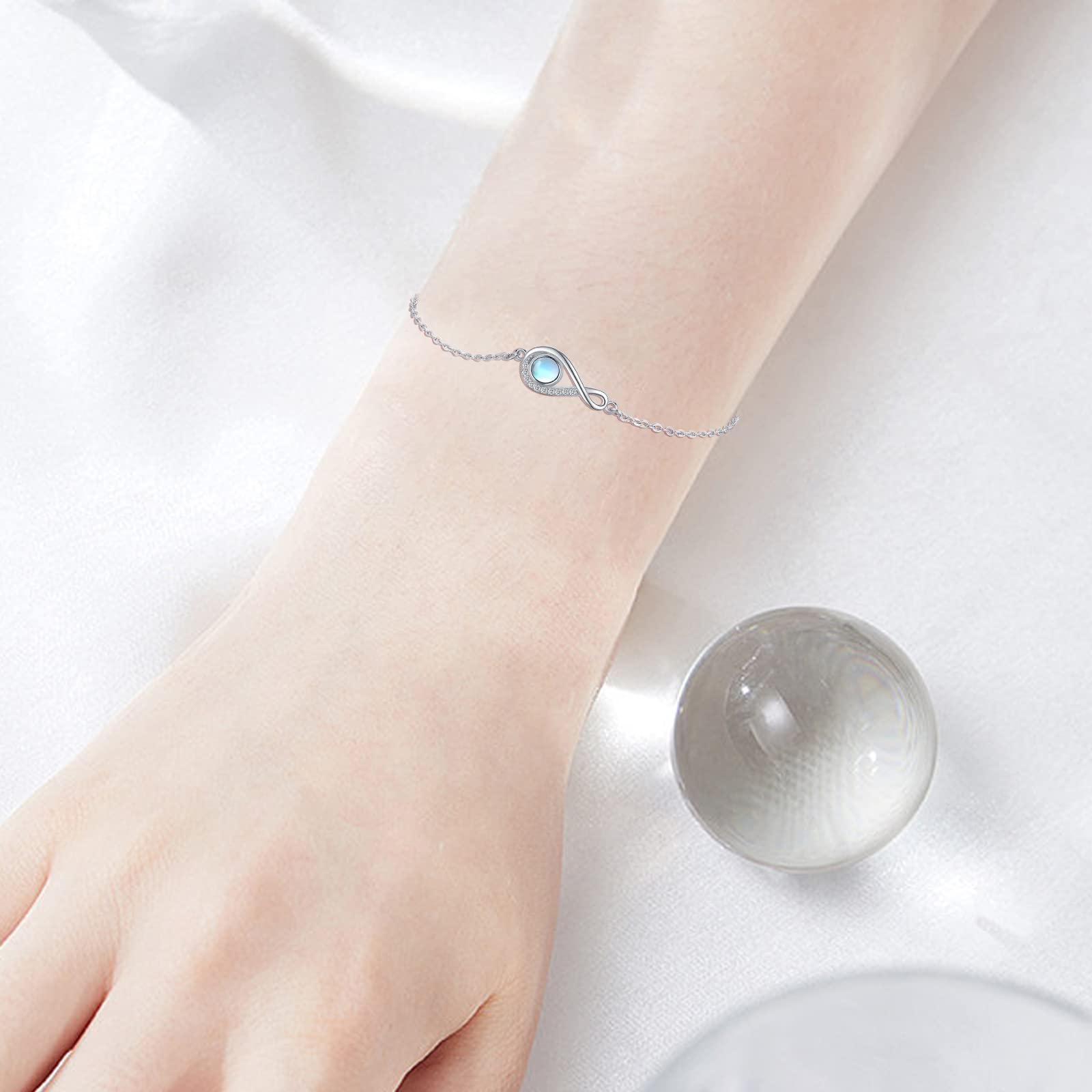 925 Sterling Silver Bracelets for Women - Dinosaur, Rose, Hummingbird, Infinite Love & Elephant Charms | Trendy Animal Jewelry Gift for Girlfriend, Wife, Daughter | Perfect for Birthdays, Anniversaries & Everyday Wear