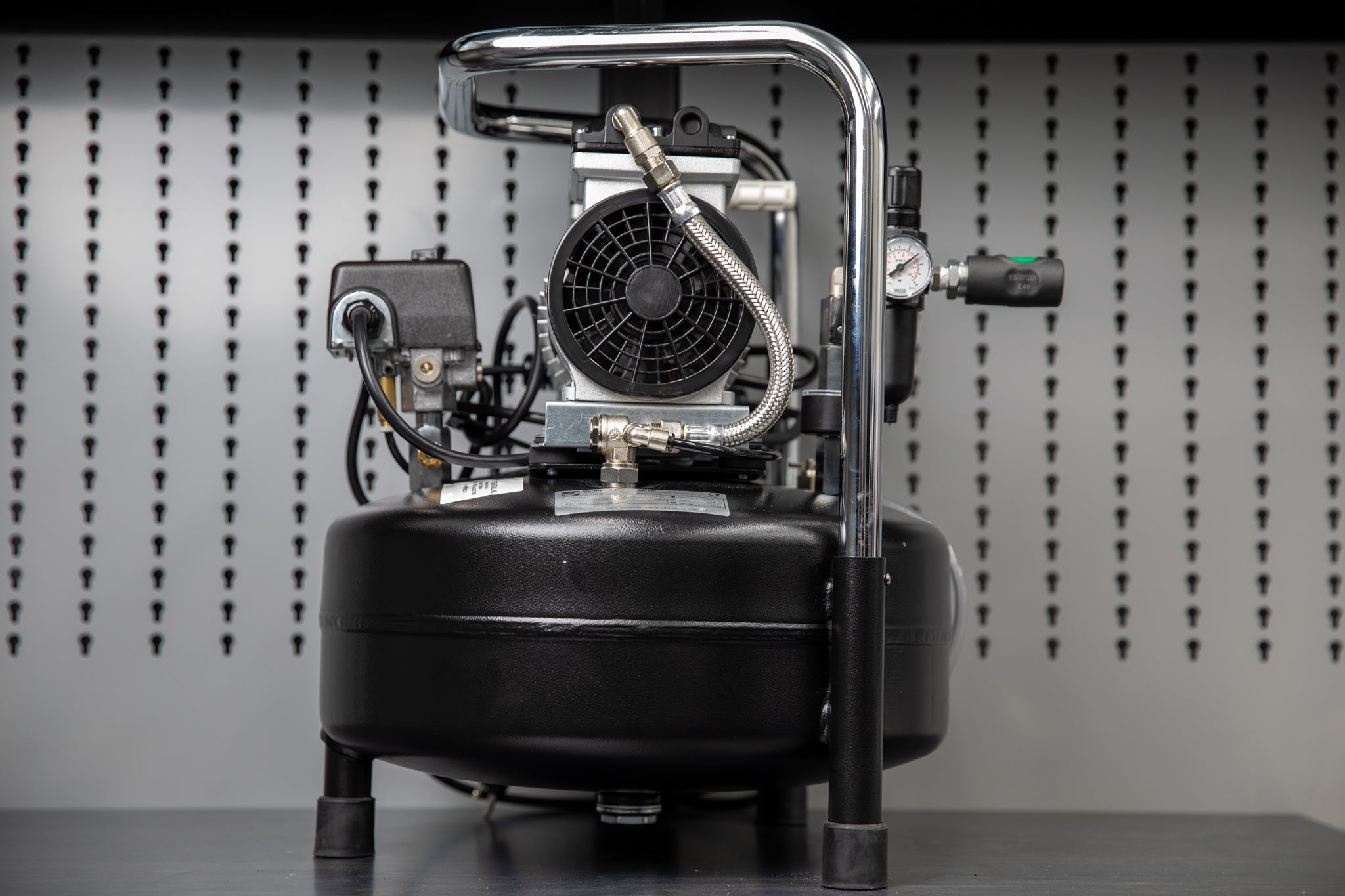 Werther PC 120/24 Quiet Wobble Piston Air Compressor - 12V DC, 24L/min Flow Rate for Automotive, DIY & Home Use - Perfect for Tire Inflation, Air Tools & Small Projects