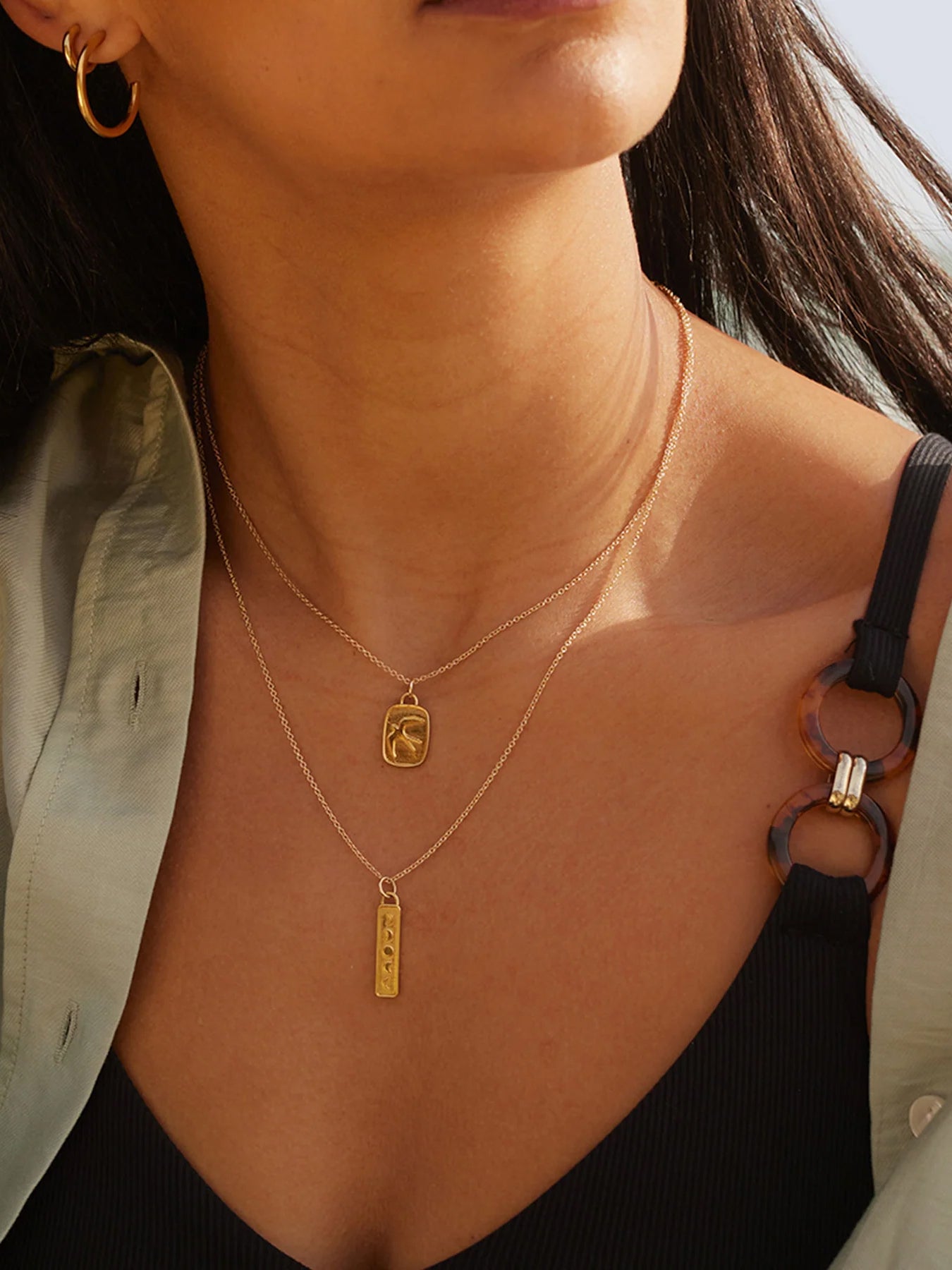 Wanderlust Life Gold Chain Pendant Necklace for Women - Elegant Layering Jewelry for Travel, Date Night & Everyday Wear | Aeris