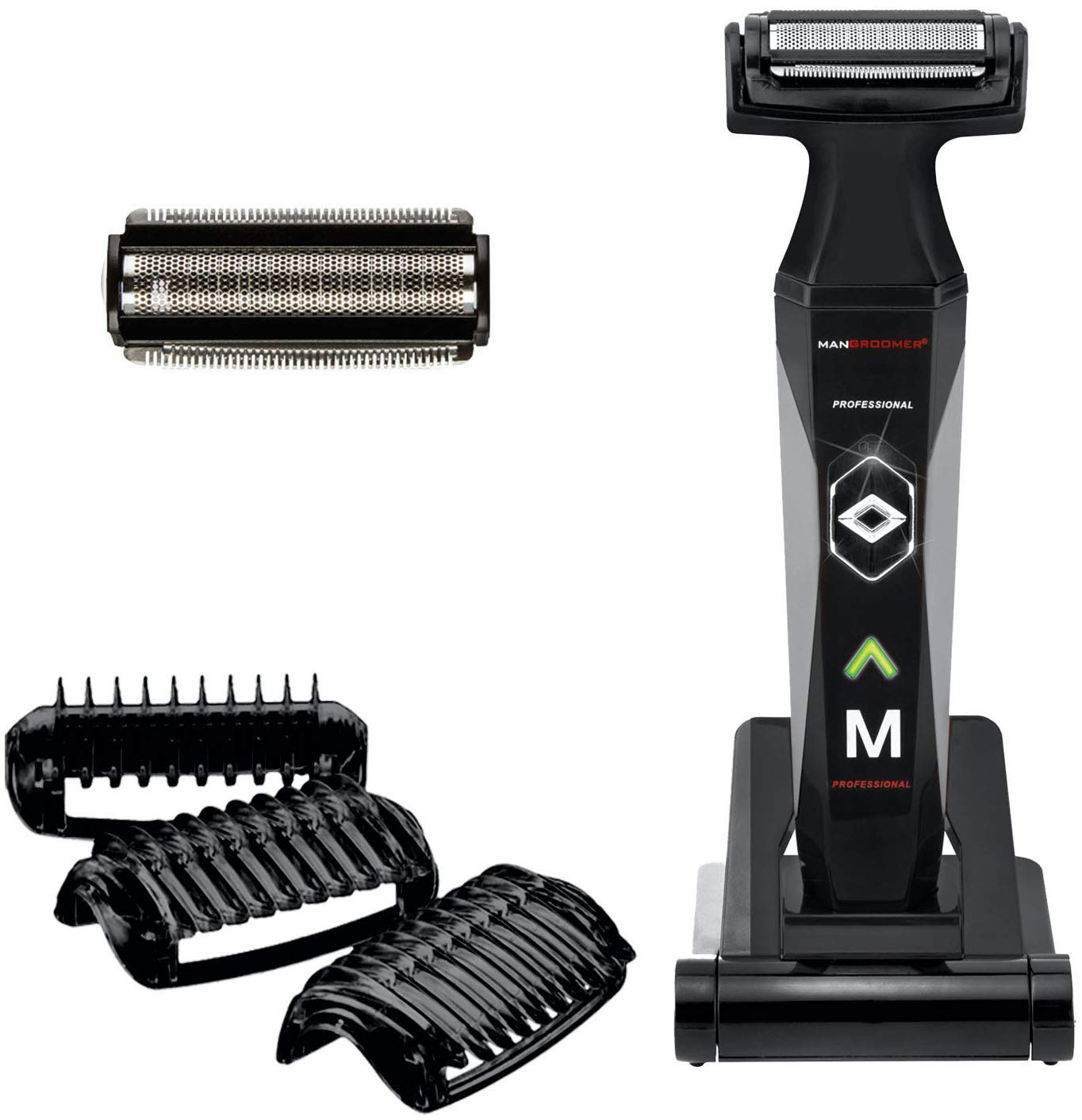 **MANGROOMER Body Groomer Bundle – Essential Back Hair Shaver & Professional Body & Ball Trimmer for Men – $10 Value Pack – Perfect for Travel, Gym & Home Grooming**