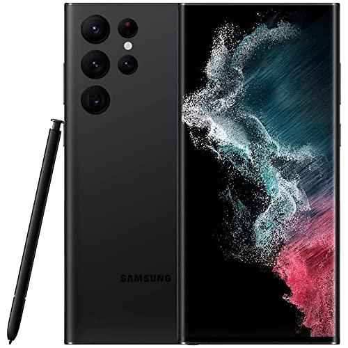 SAMSUNG Galaxy S22 Ultra 5G Smartphone 512GB Unlocked - US Version Phantom Black | Verizon Certified Renewed | Premium Android Phone for Business, Gaming & Photography