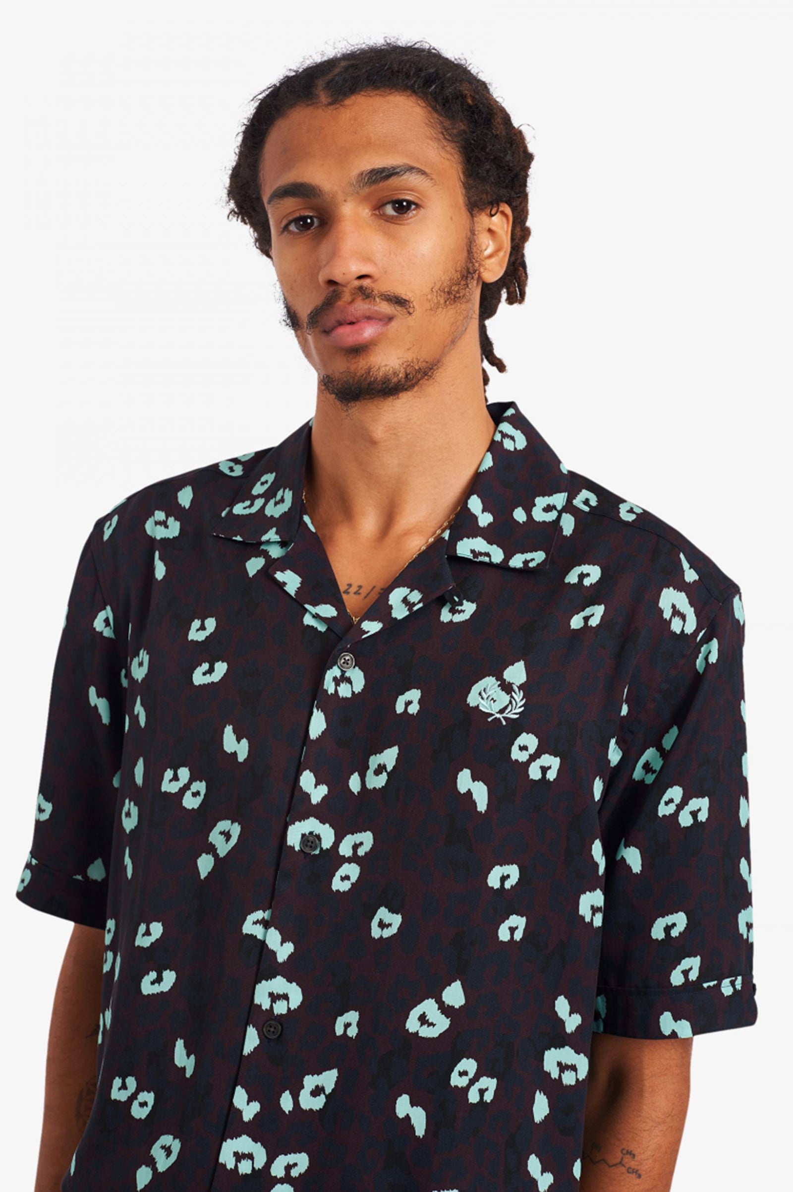 Animal Print Revere Collar Shirt for Women - Stylish Floral Blouse for Office, Party & Casual Wear | Trendy Button Down Top with Classic Collar Design