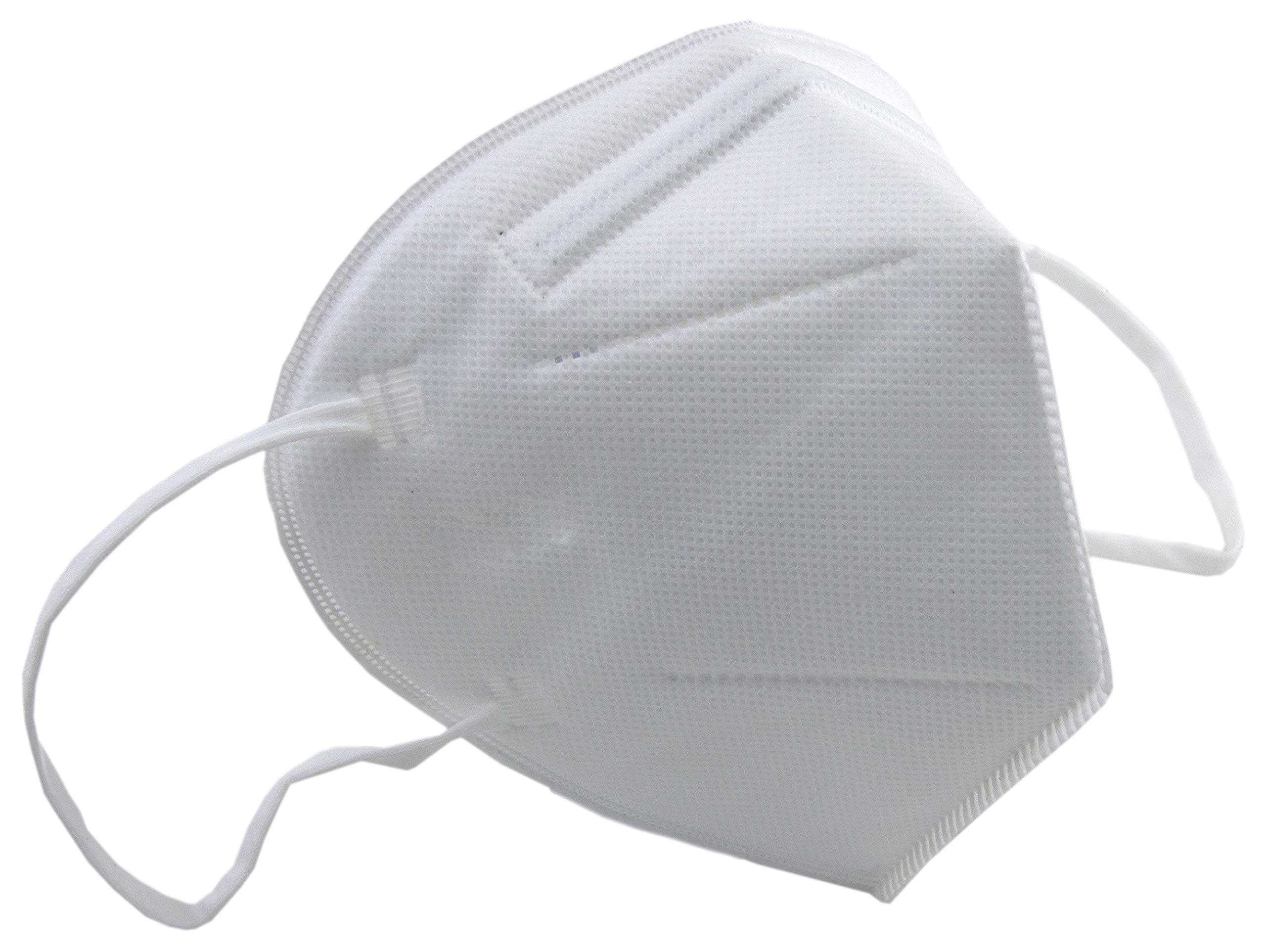 Duda Energy KN95 Disposable Face Masks 5-Ply Protection - 95% Filtration Efficiency - Box of 50 - for Work, Travel & Public Safety