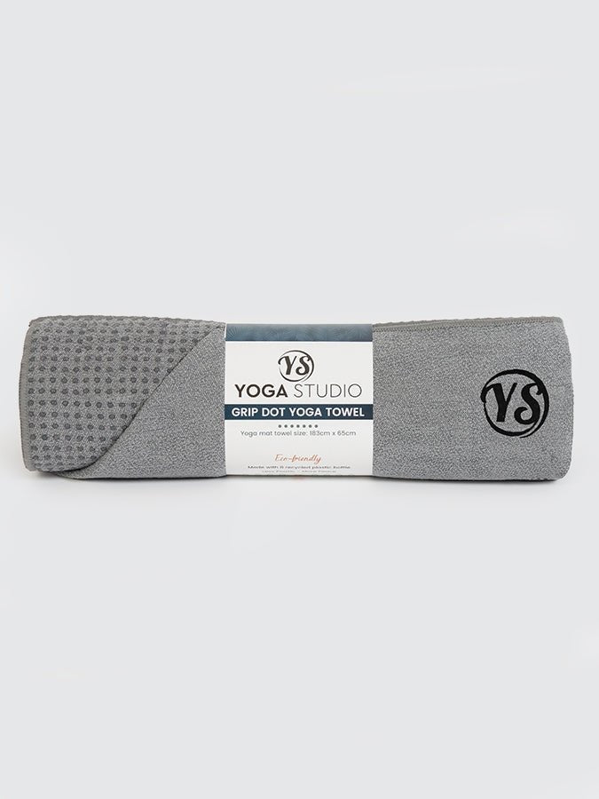 Non-Slip Premium Grip Dot Yoga Mat Towel for Hot Yoga & Pilates - Sweat Absorbent, Eco-Friendly Workout Accessory for Home & Studio Practice