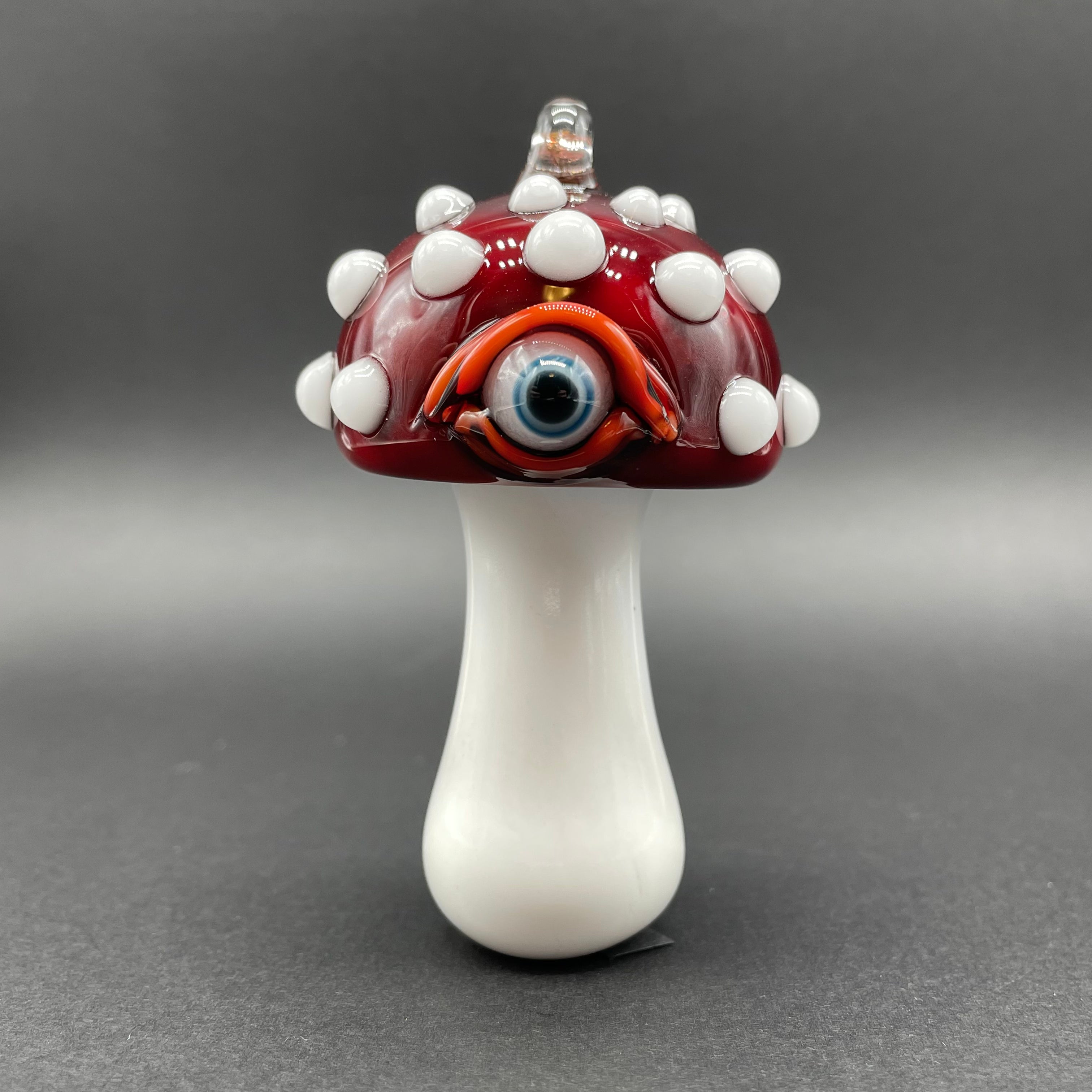 Cyclops Mushroom Ornament - Handmade Fairy Garden Decor for Home, Office & Outdoor Use | Unique Gift Idea for Mushroom Lovers