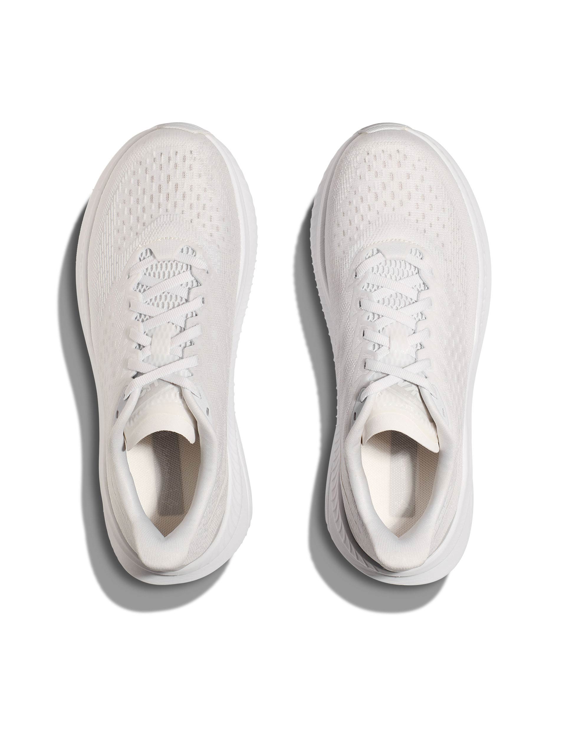 Hoka Mach 6 Running Shoes for Women - White (1164033-WWH) | Lightweight Cushioned Road Running Sneakers for Training & Marathon