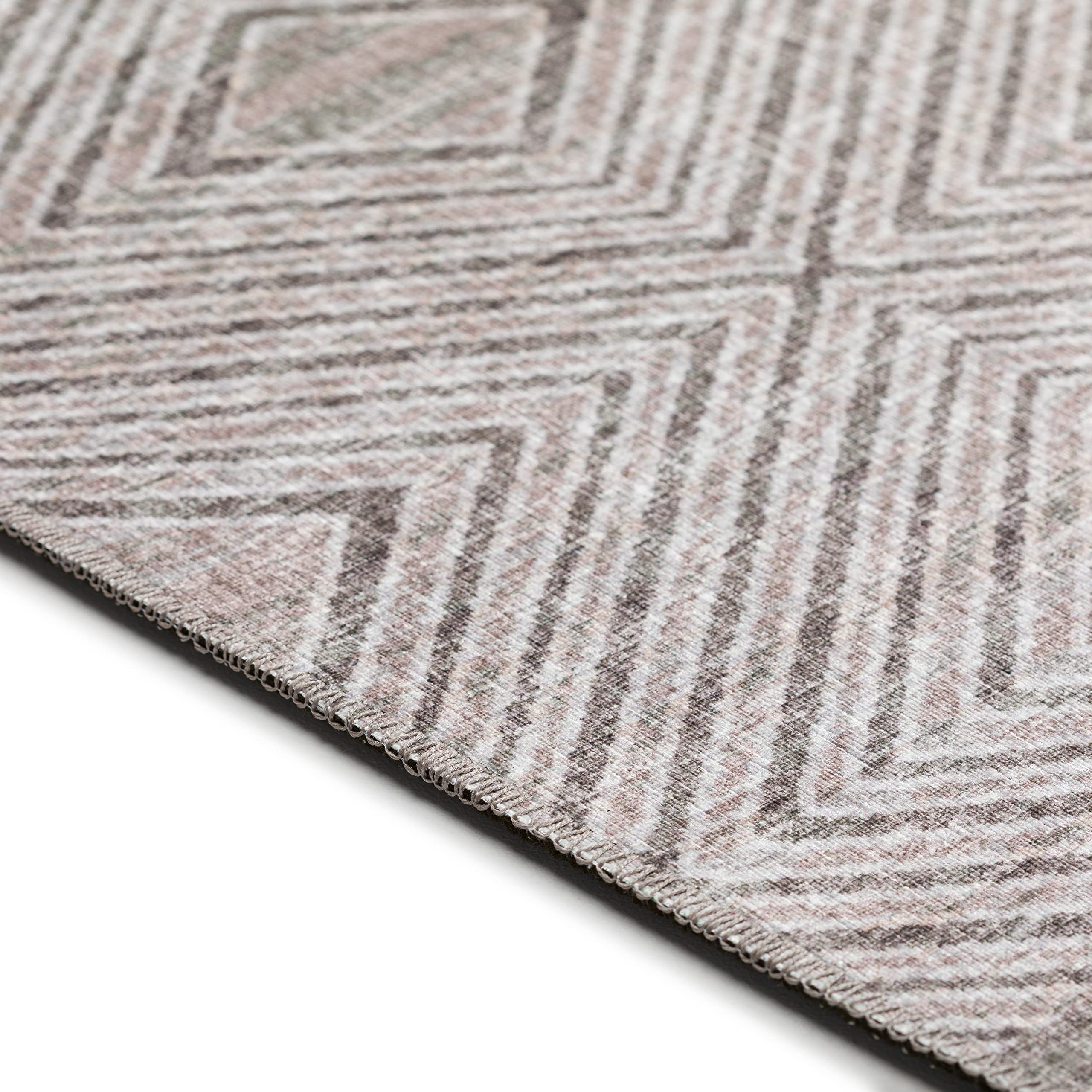 Addison Rugs Yuma AYU31 Taupe 8' x 10' Area Rug - Soft & Durable for Living Room, Bedroom, or Office Decor