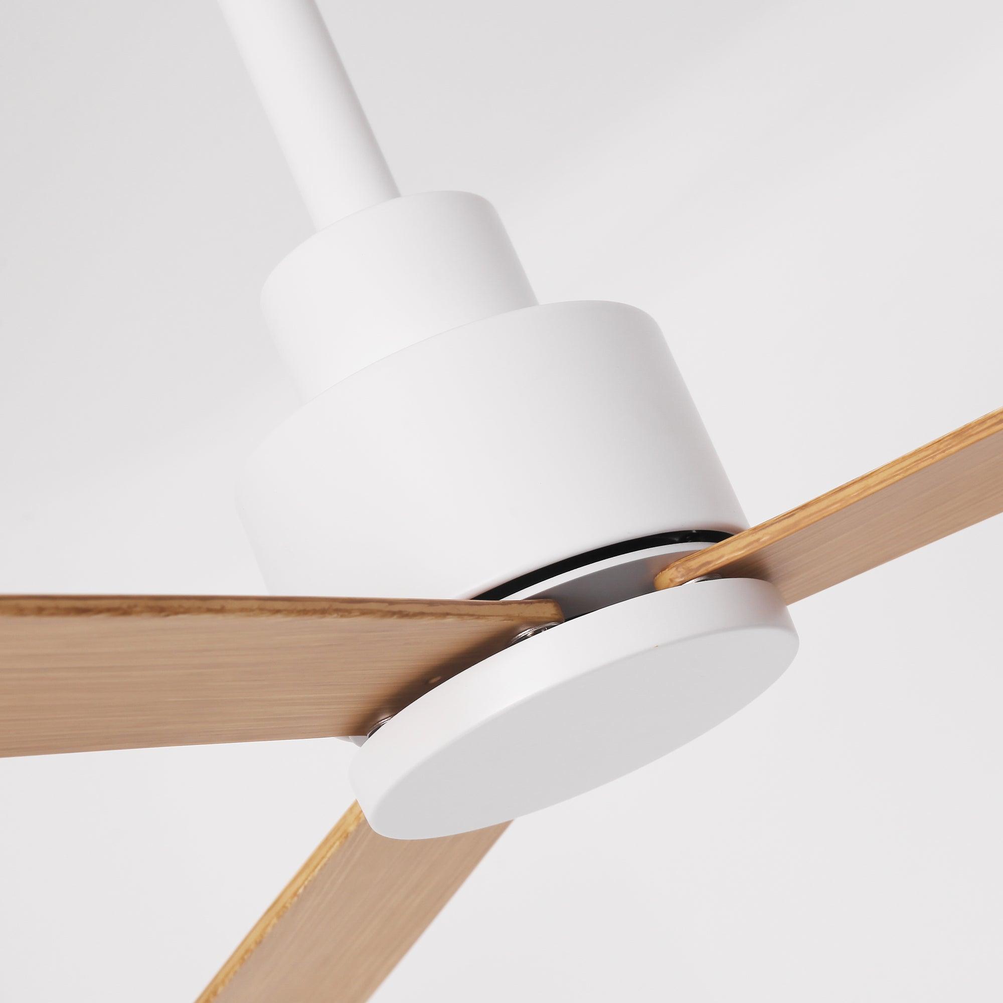 52 Inch Esther 3-Blade Modern Ceiling Fan with Remote Control - Downrod Mount, Quiet Operation, Energy Efficient - Perfect for Living Room, Bedroom, and Office Spaces