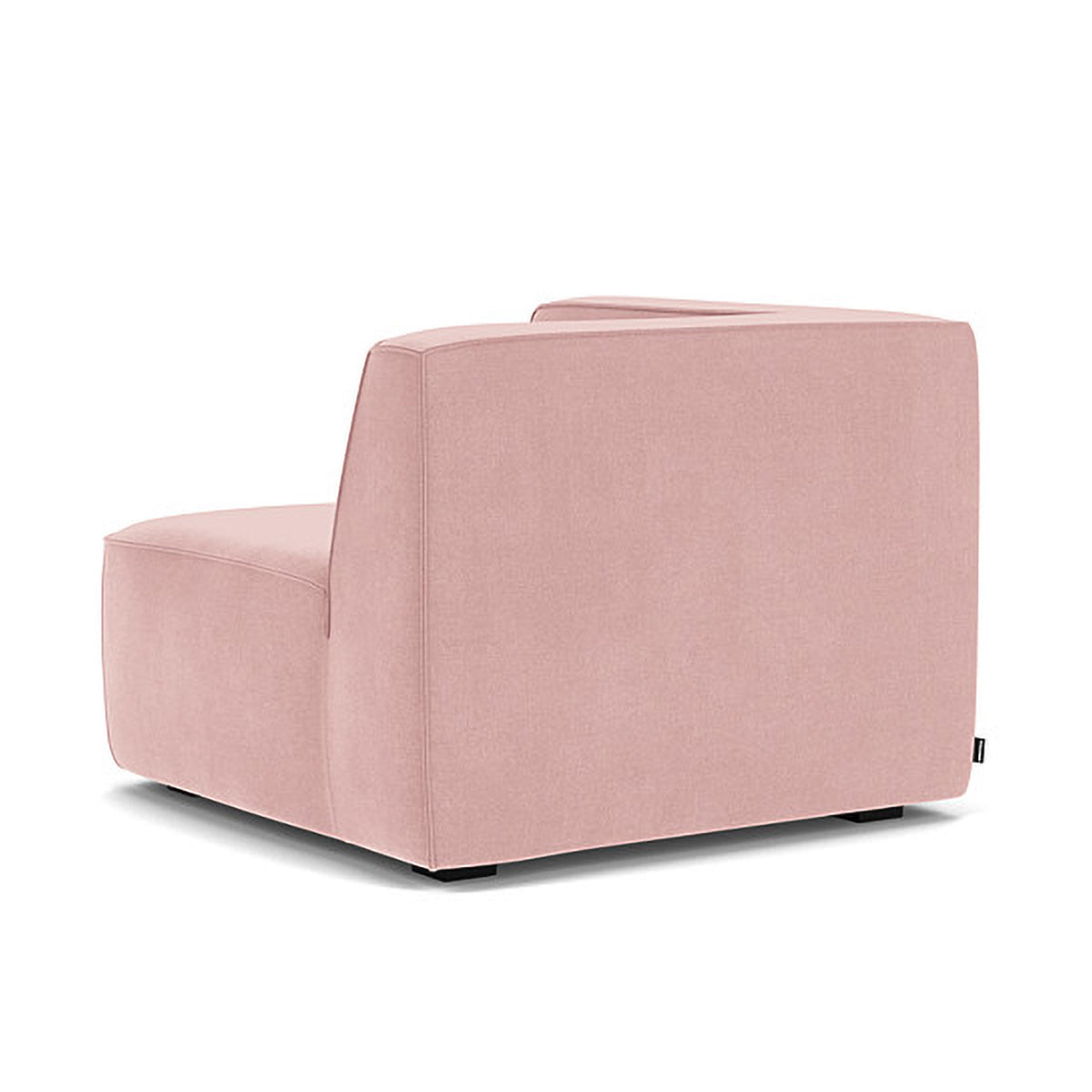 1-Seater Right Corner Modular Sofa in Durable Dane Fabric - Perfect for Small Apartments, Living Rooms & Cozy Spaces