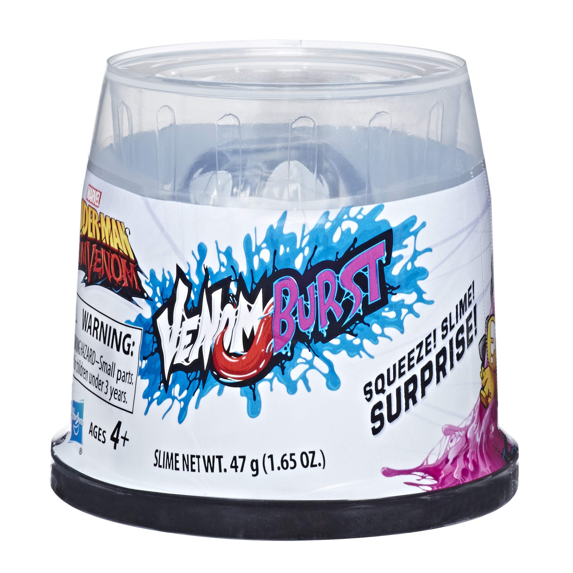 Spider-Man Marvel Maximum Venom Venom Burst 3-Inch Action Figure Toy with Ooze & 1-Inch Figure - Kids Superhero Play Set for Ages 4+ | Birthday Gifts, Collectibles & Role Play Scenes