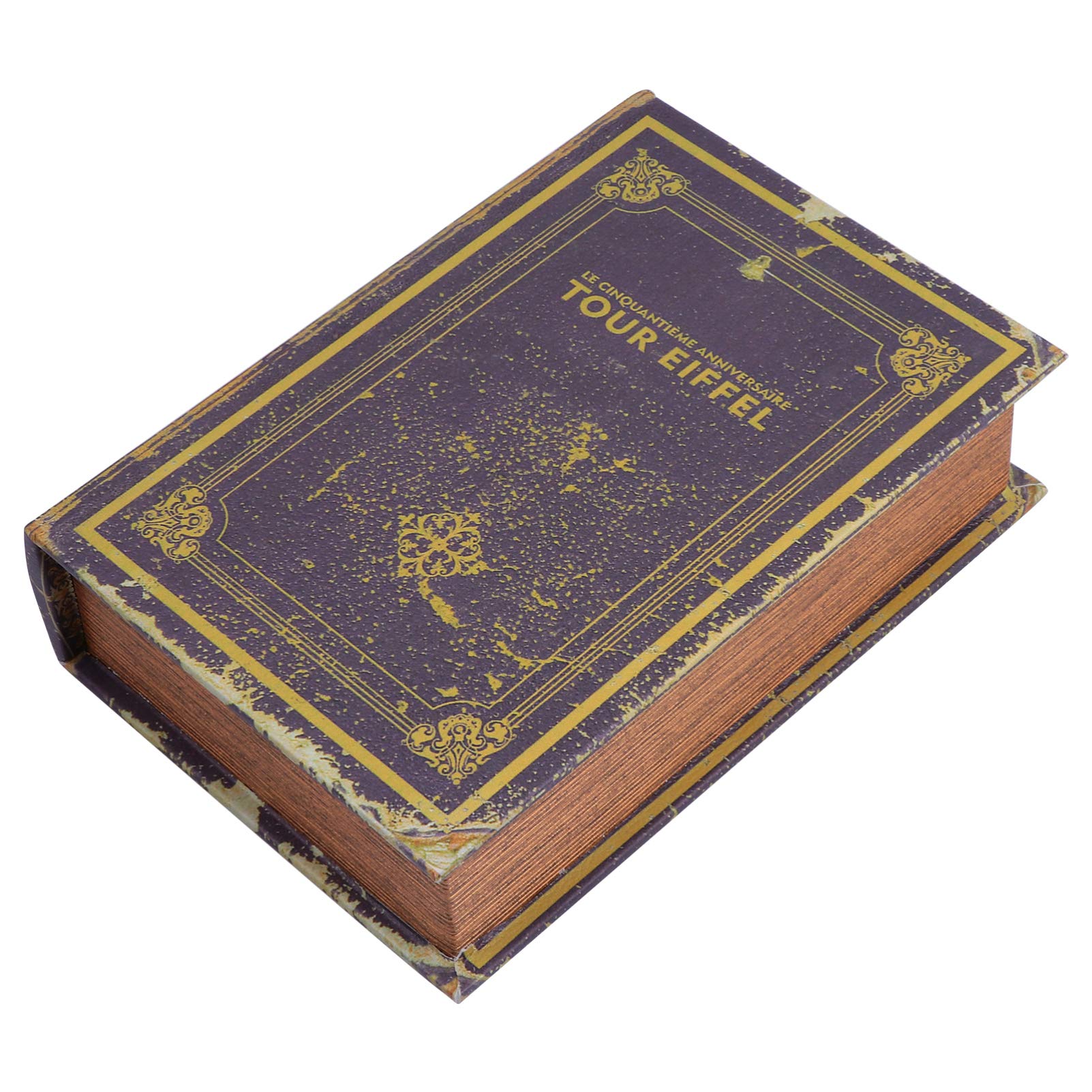 Vintage Decorative Book Box - Jewelry Storage & Home Decor for Bookshelf