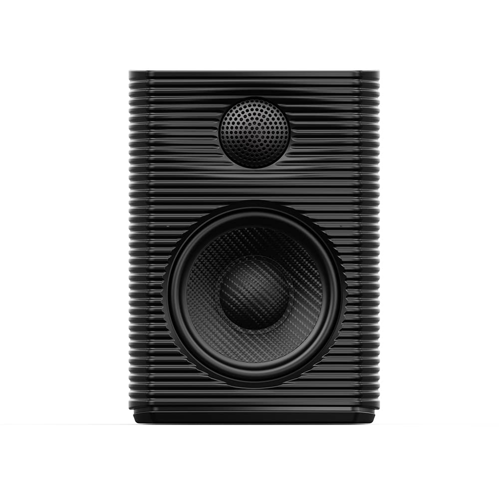FIIO SP3 High Fidelity Active Desktop Speakers - Premium Stereo Sound for PC, Mac, Gaming & Home Office (Black) | Perfect for Music Production, Streaming & Audiophile Listening