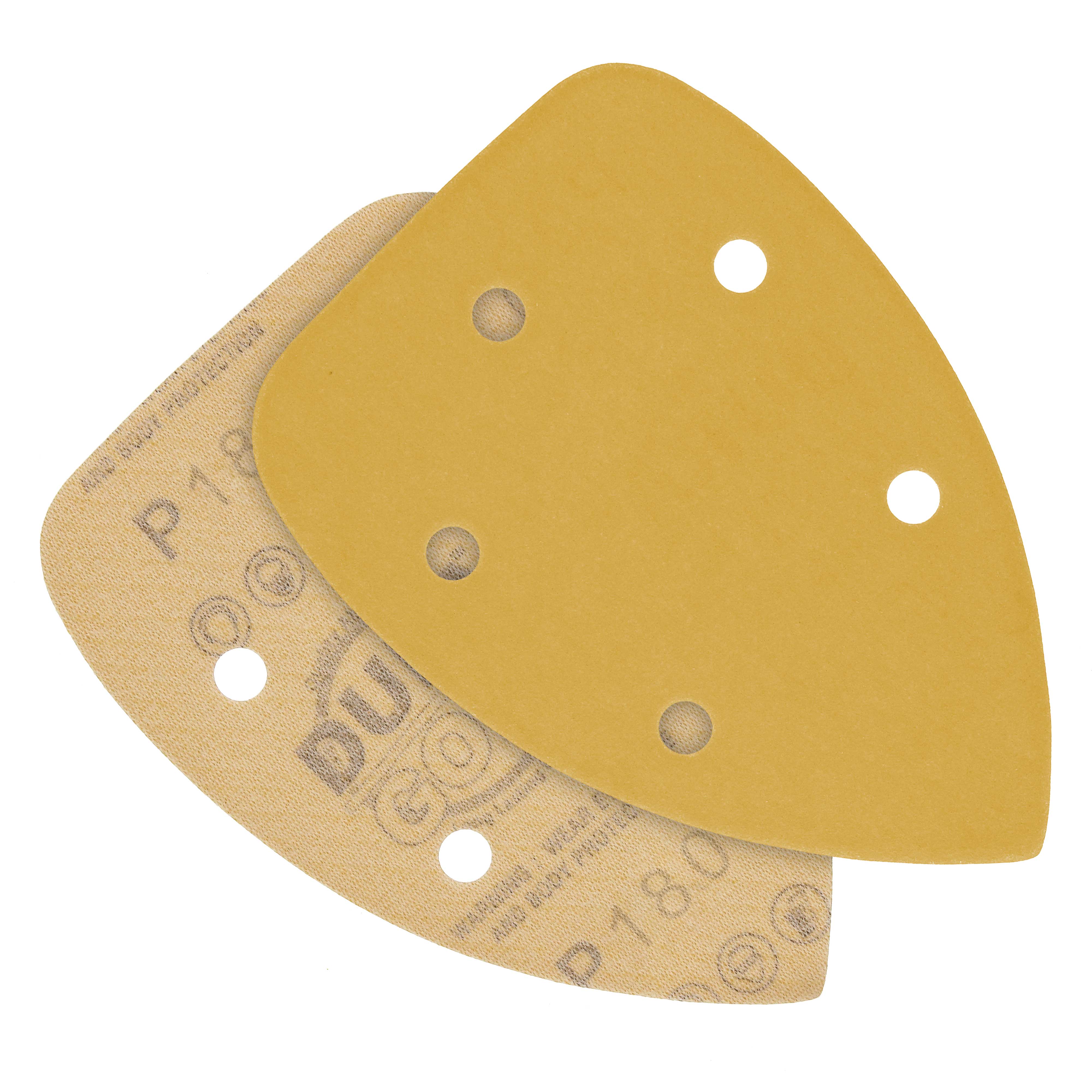 180 Grit 5-Hole Hook & Loop Sanding Discs for Mouse Sanders - 24-Pack | Ideal for Woodworking, Metal Polishing & DIY Projects