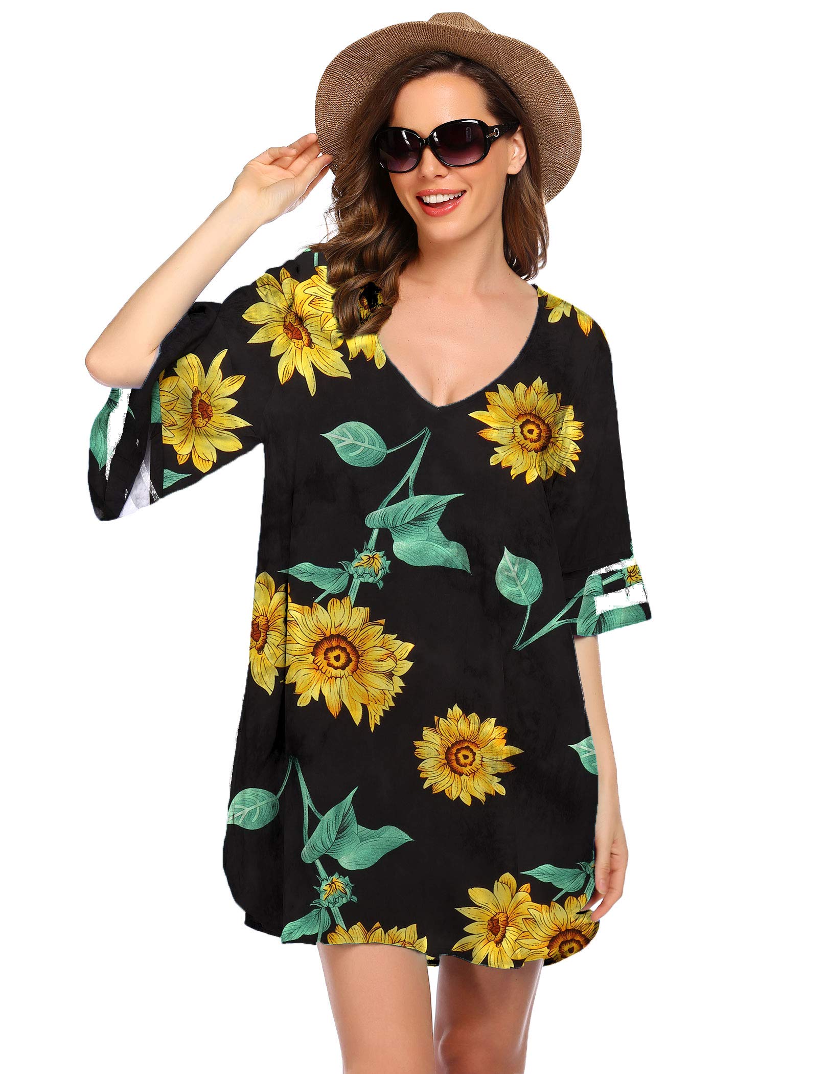 Ekouaer Women's Swimsuit Cover Ups - Stylish Swimwear Beach Pool Cover Up for Summer Vacation & Resort Wear