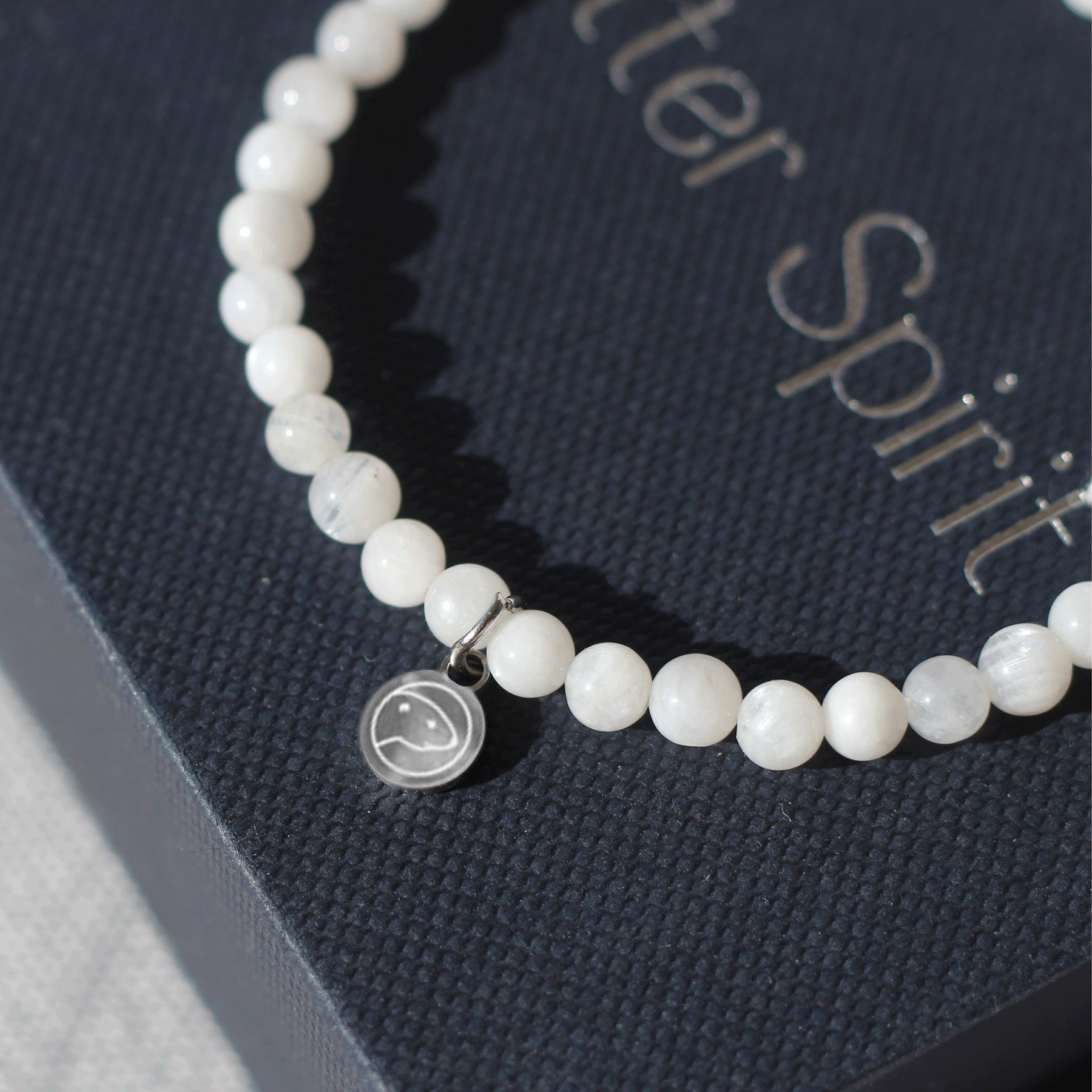 Moonstone Bracelet for Women - Dainty Mini Crystal Healing Jewelry - Perfect for Meditation, Yoga & Spiritual Gifts