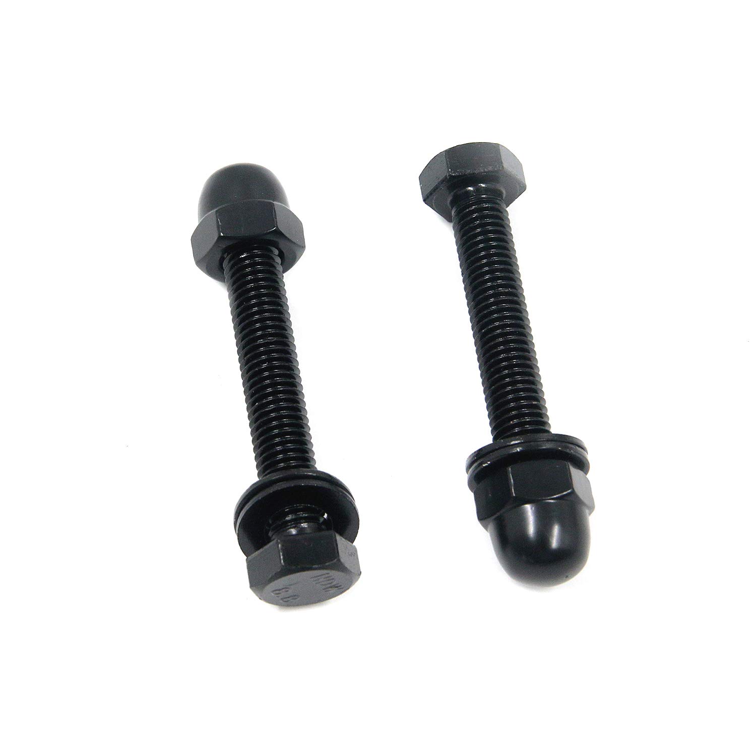 Heavy Duty Hex Screws Kit for Barn Door - 8Pcs 10x60mm with Caps & Spacers