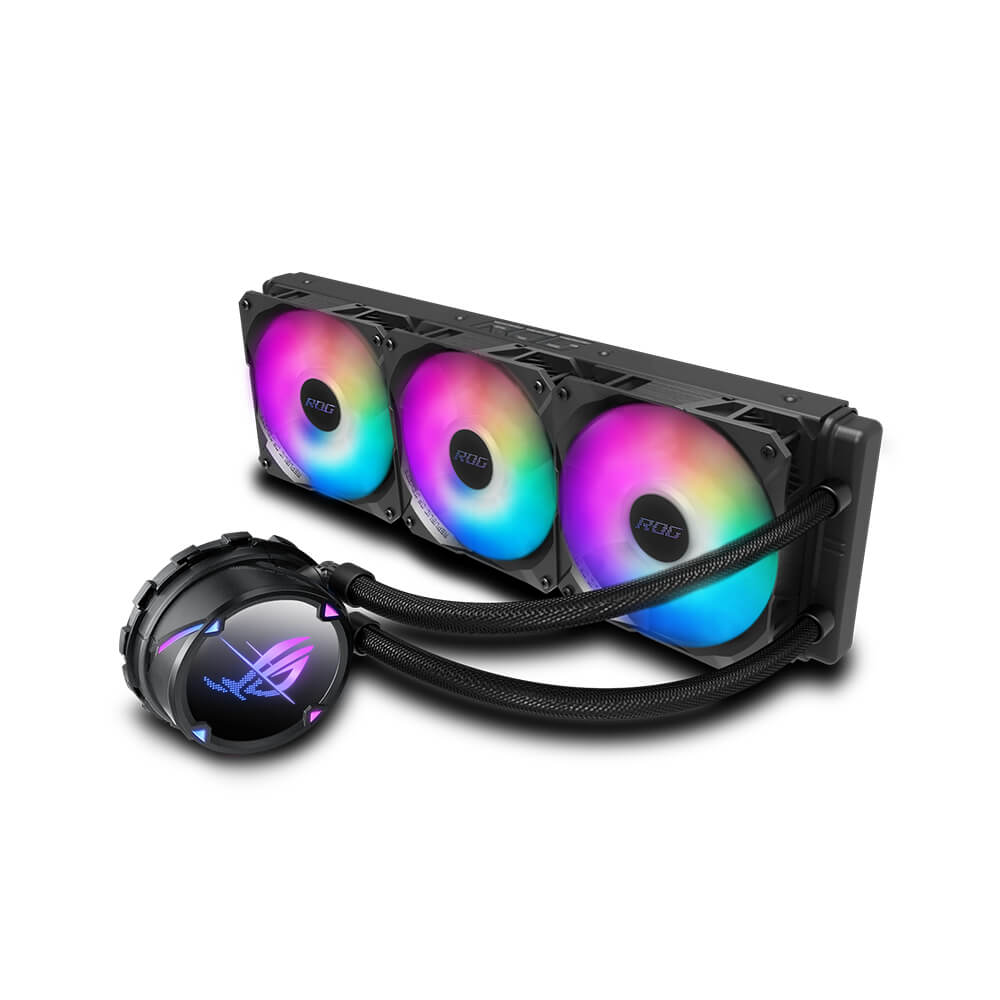 ASUS ROG Strix LC II 360 ARGB AIO Liquid CPU Cooler - High Performance RGB Cooling for Gaming PCs & Workstations - Perfect for Overclocking and Silent Operation