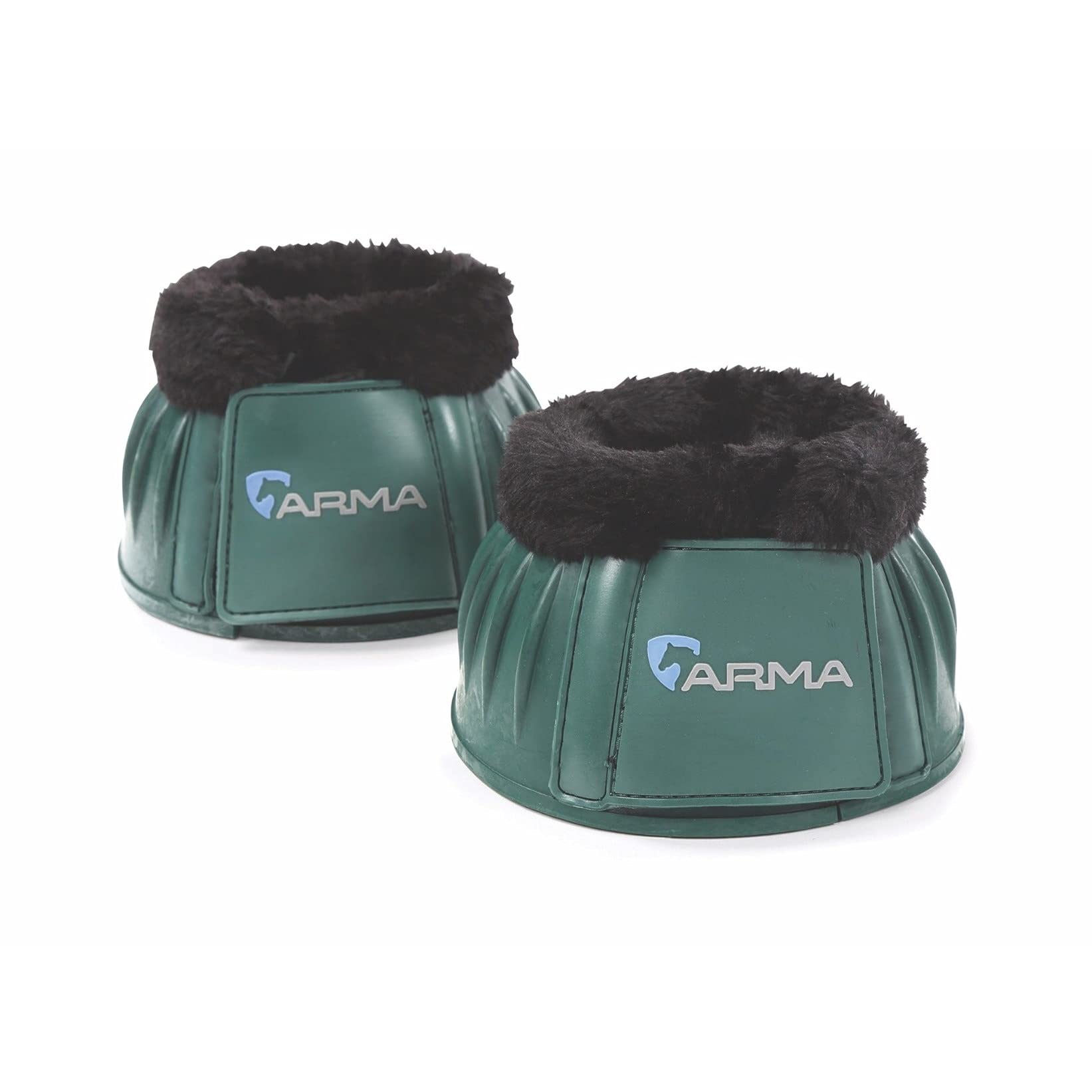 Shires ARMA Fleece Trim Bell Boots for Horses - Durable & Comfortable Horse Boots for Riding, Training & Stable Protection