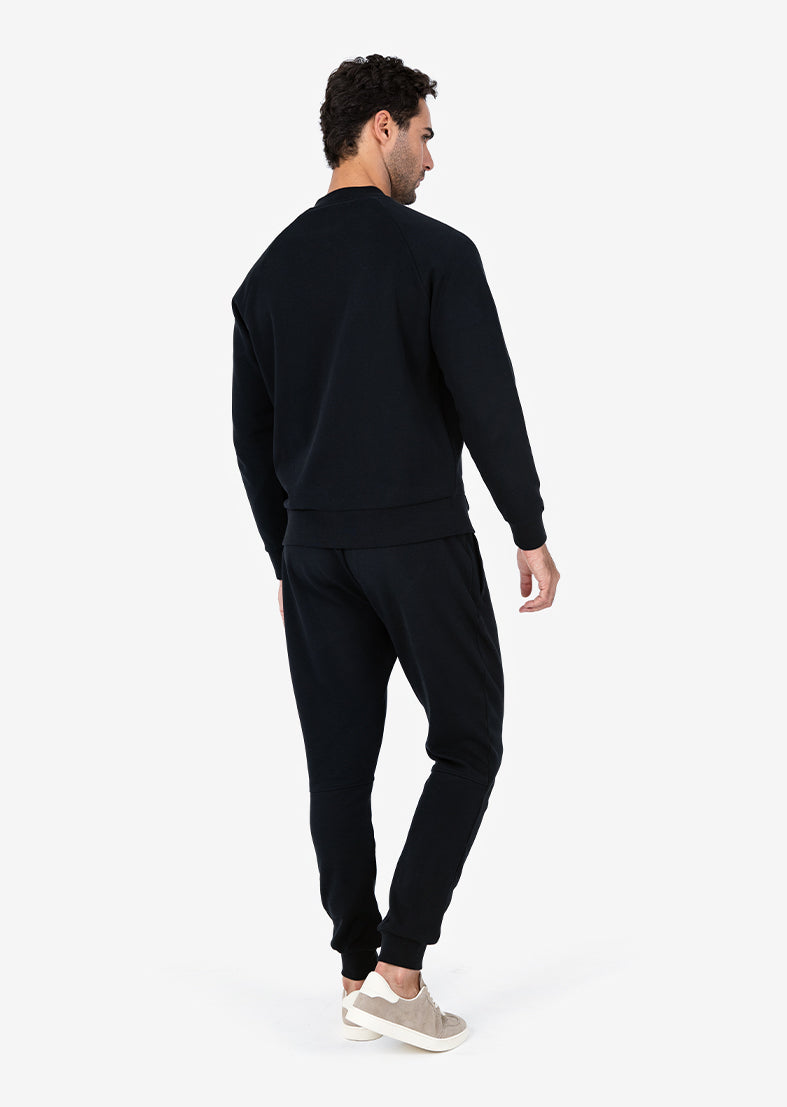 Premium Men's Textured Bomber Jacket - Stylish Black Outerwear for Casual Wear & Night Out