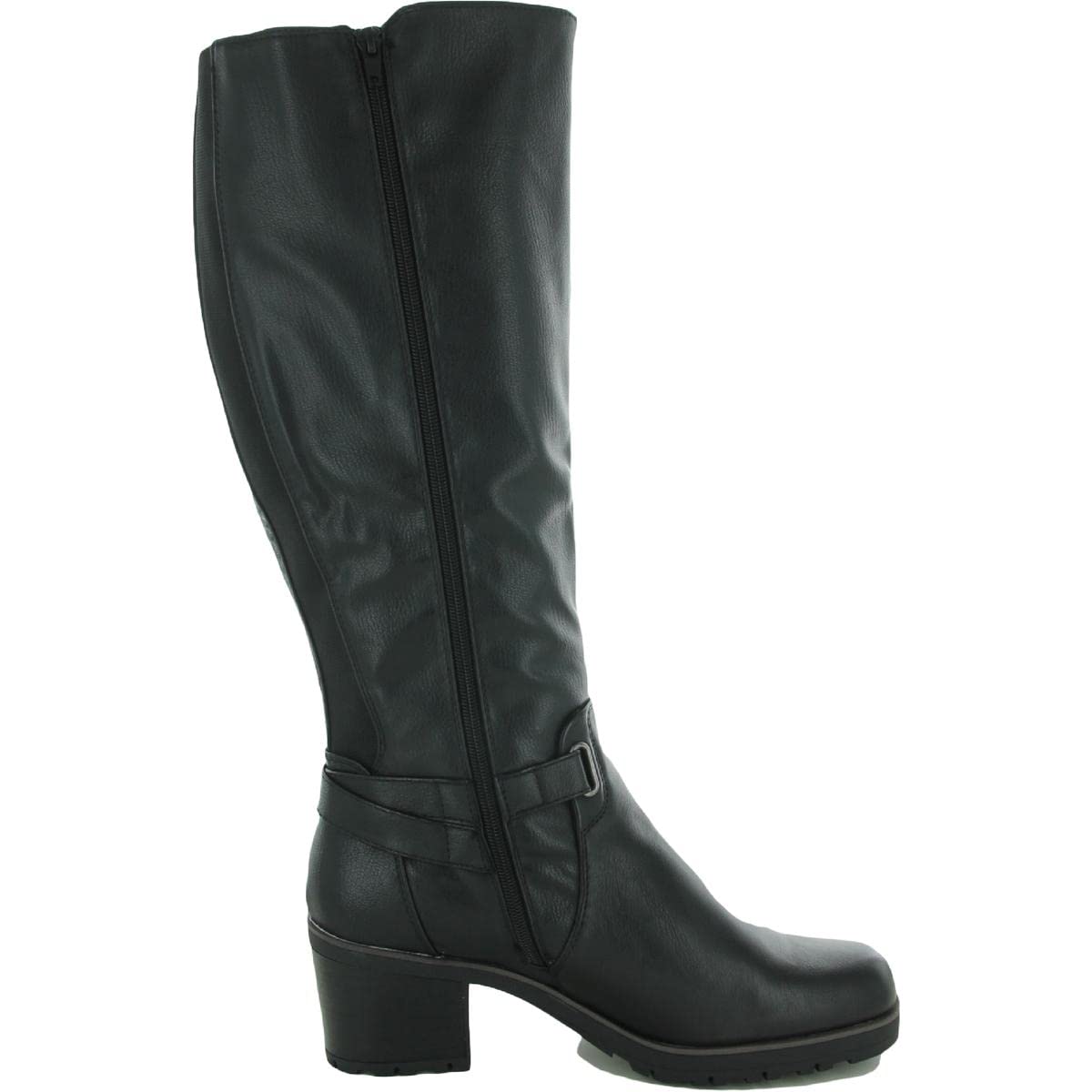 BareTraps Women's Tempist Faux Leather Knee High Boots - Black Size 10 Medium (B,M) - Stylish Winter & Fall Fashion for Office, Party & Casual Outfits