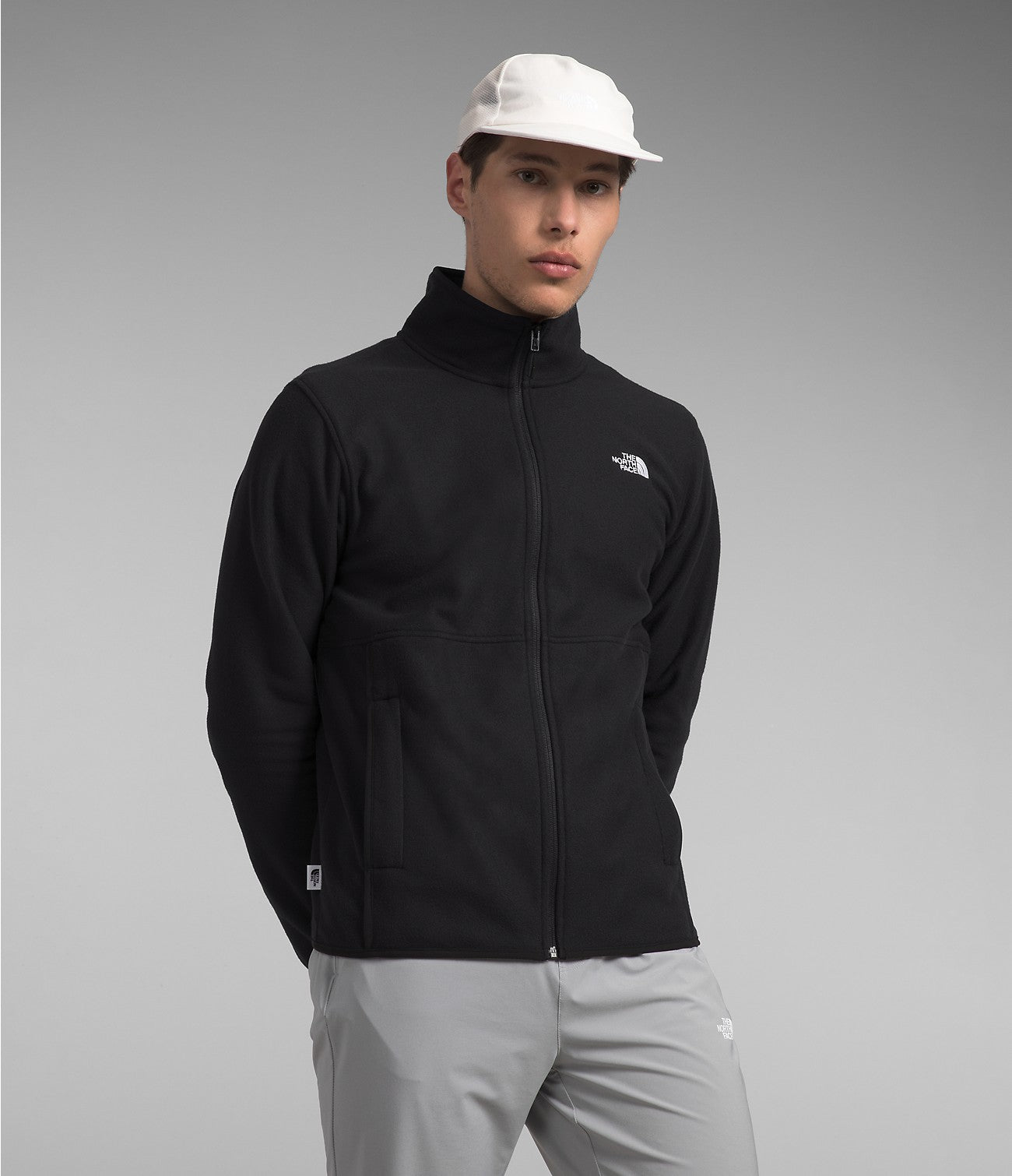 Men's Alpine Polartec® 100 Jacket - Lightweight Fleece Pullover for Hiking, Camping & Outdoor Activities - Cold Weather Thermal Insulation Layer