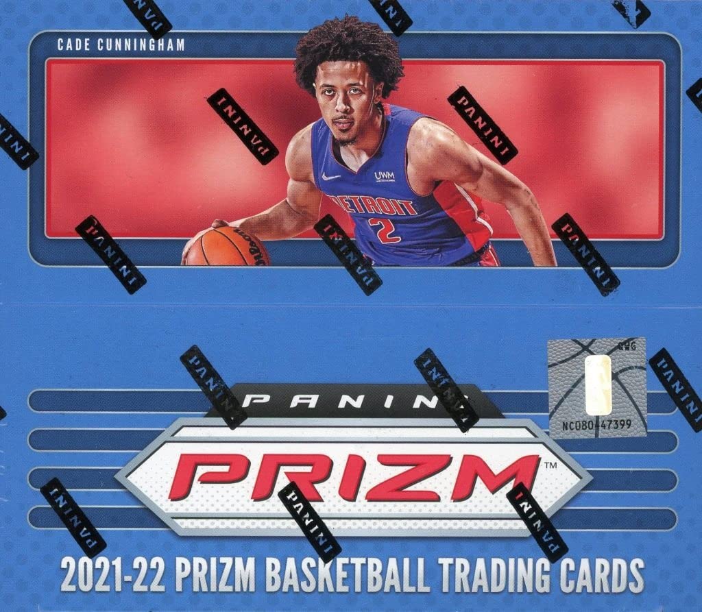 2021-2022 Panini Prizm NBA Basketball Trading Cards Retail Box - 24 Packs (96 Cards Total) - Collectible Basketball Cards for Fans & Investors | Perfect for Trading, Collecting, and Displaying