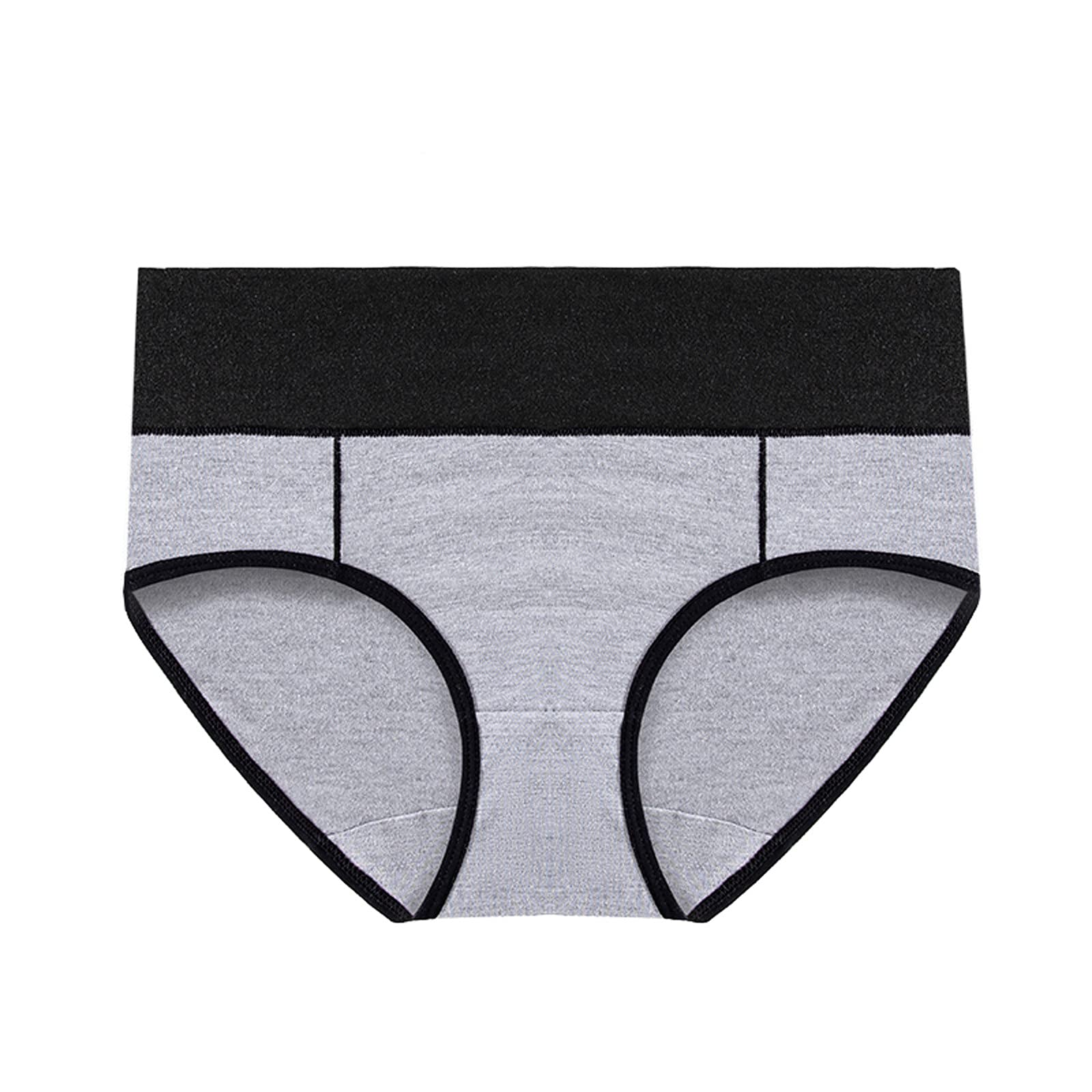 LIUguoo Women's Cotton Stretch Underwear - High Waisted Briefs 5-Pack - Soft, Breathable & Seamless Butt Lifter Panties for Everyday Comfort & Shapewear - Perfect for Workout, Yoga & Daily Wear
