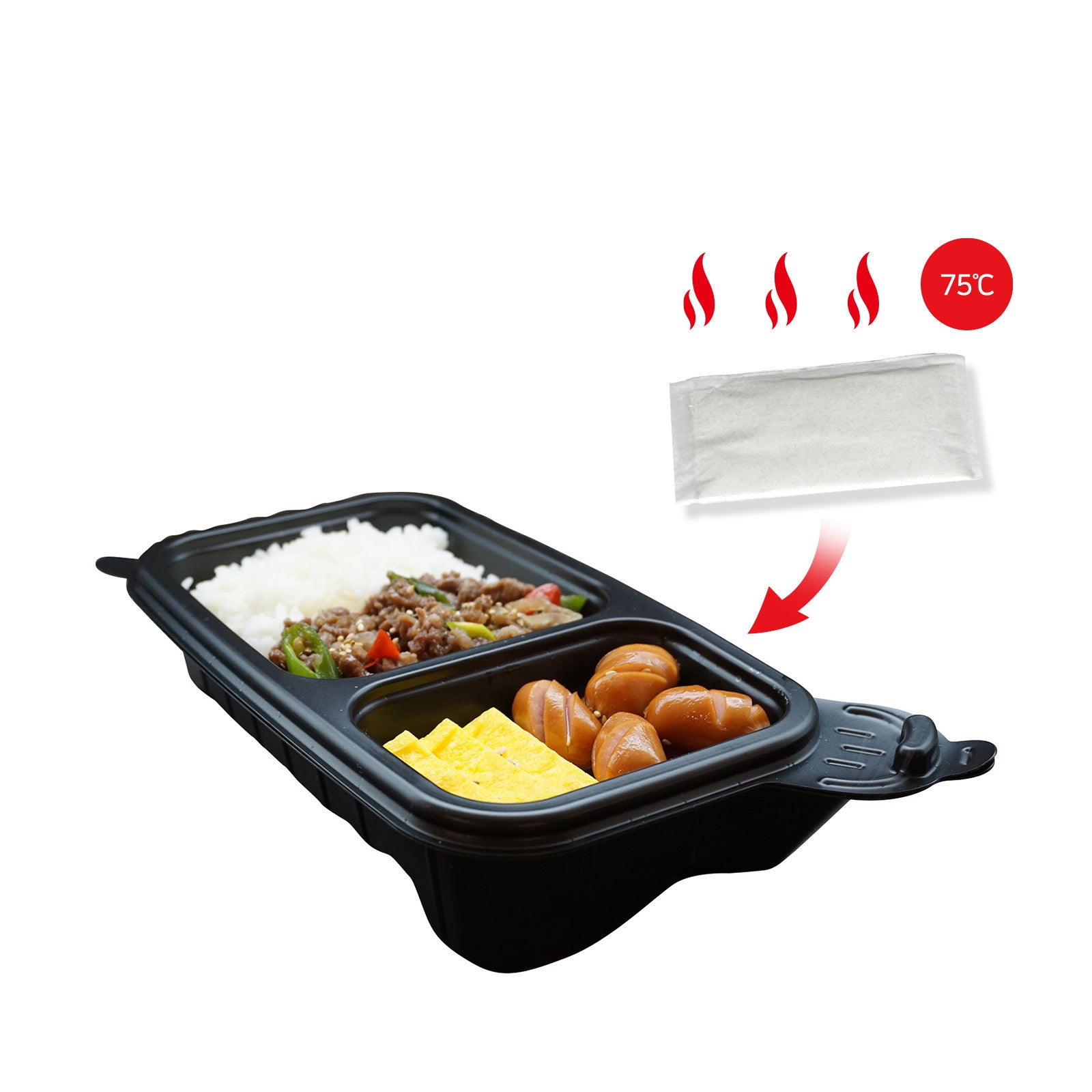 100 Pack Dalat 26cm Electric Heating Lunch Box Container with Heating Bag - Portable Hot Meal Storage for Office, School & Travel