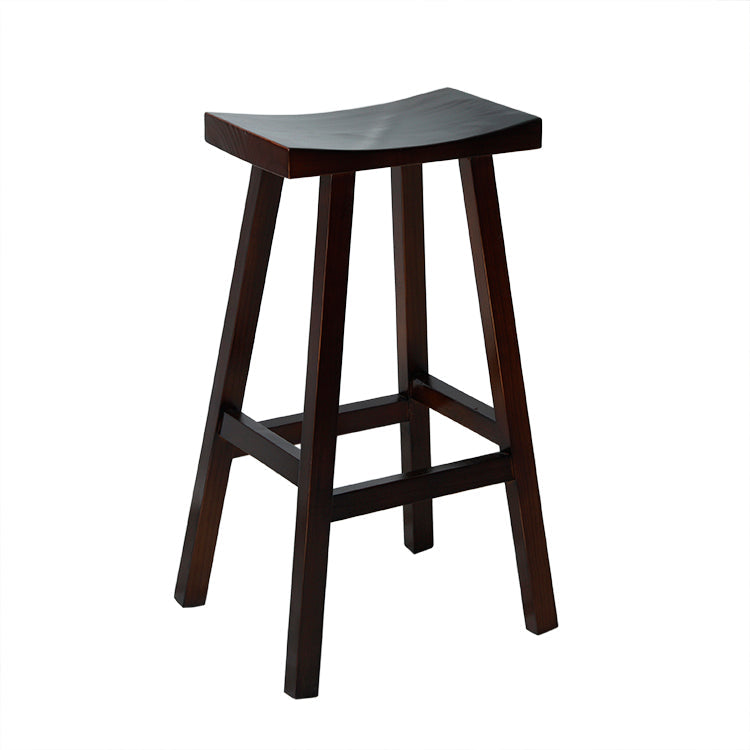 Luca Solid Wood High Bar Stool - 30