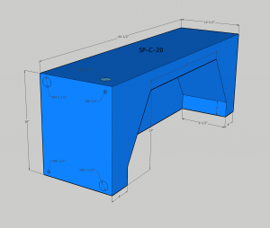 Northwest Conversions 20 Gallon Water Tank SP C 20 - Portable Water Storage for Camping, RV, and Emergency Preparedness