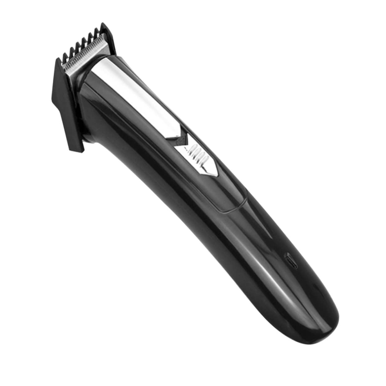FOMIYES Professional Electric Hair Clipper Set - USB Rechargeable Trimmer & Styling Kit for Men's Beard & Hair Cutting, Black Salon Grooming Tools (Perfect for Home Barbering & Travel Grooming)