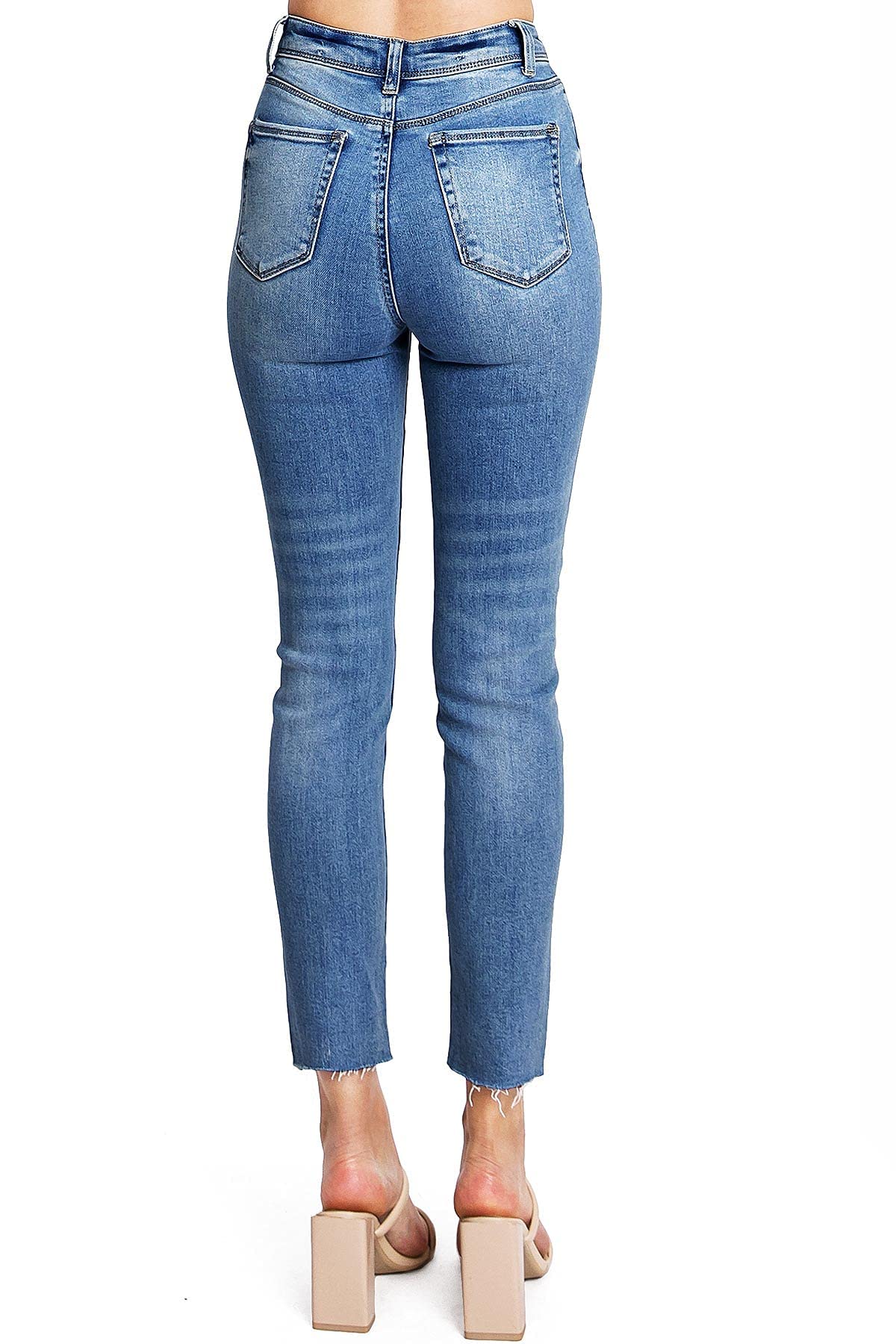 Women's High Rise Slim-Straight Ankle Jeans - Wax Jeans for Juniors | Perfect for Casual Wear, Office & Date Nights