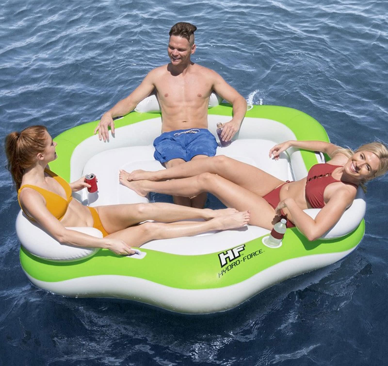 **Heavy Duty Inflatable Pool Floats for Adults & Kids - Durable Pool Tubes, Donut Floats, Beach Toys for Swimming, Parties & Outdoor Fun**    *(Use for pool lounging, beach vacations, summer parties, and family water play!)*
