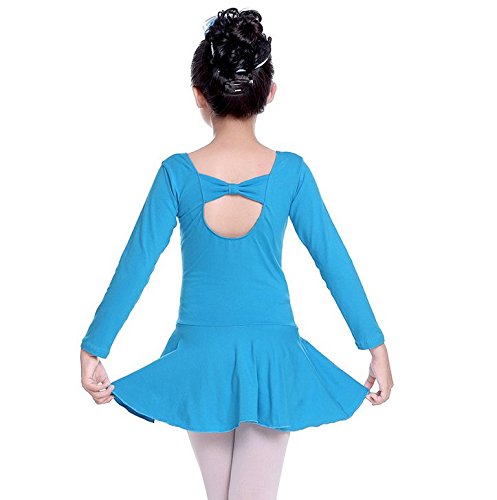 Ballet Leotard for Girls - Kids Dance Tutu Skirt Gymnastics Costume | Perfect for Ballet Class, Recitals & Dance Performances