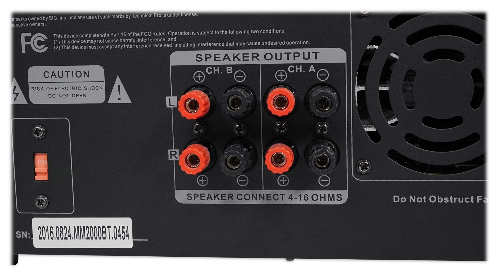 Rockville HC85 Black 8
